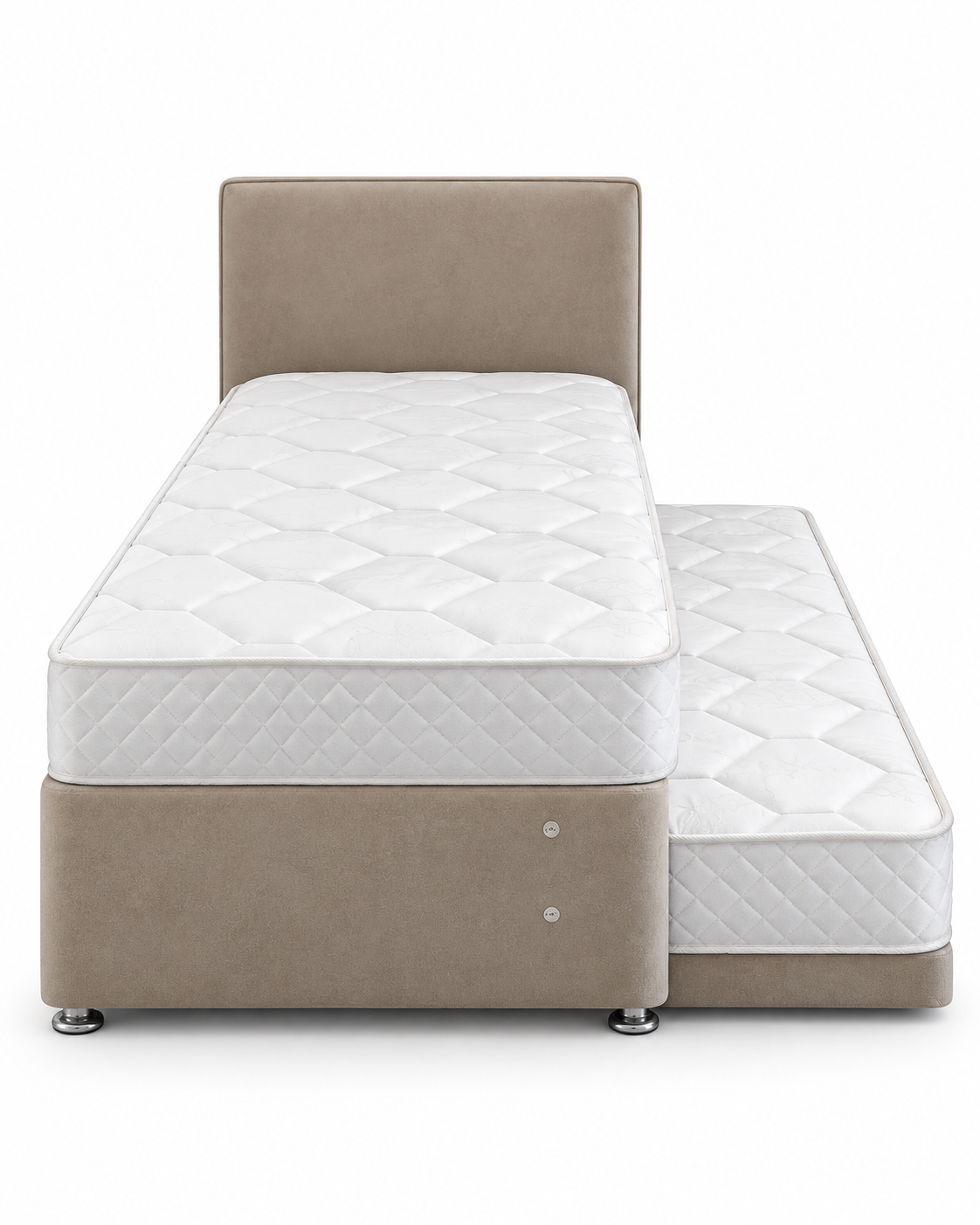 Taupe Upholstered Bed with Pull-Out Trundle.png