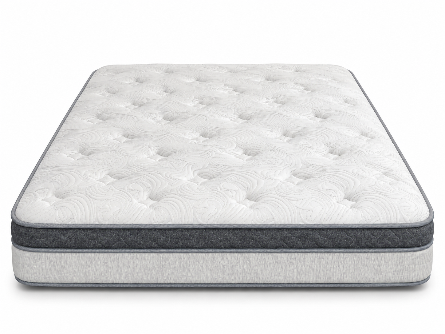 Ashley Mattress Quilted White Mattress with Gray Trim.png