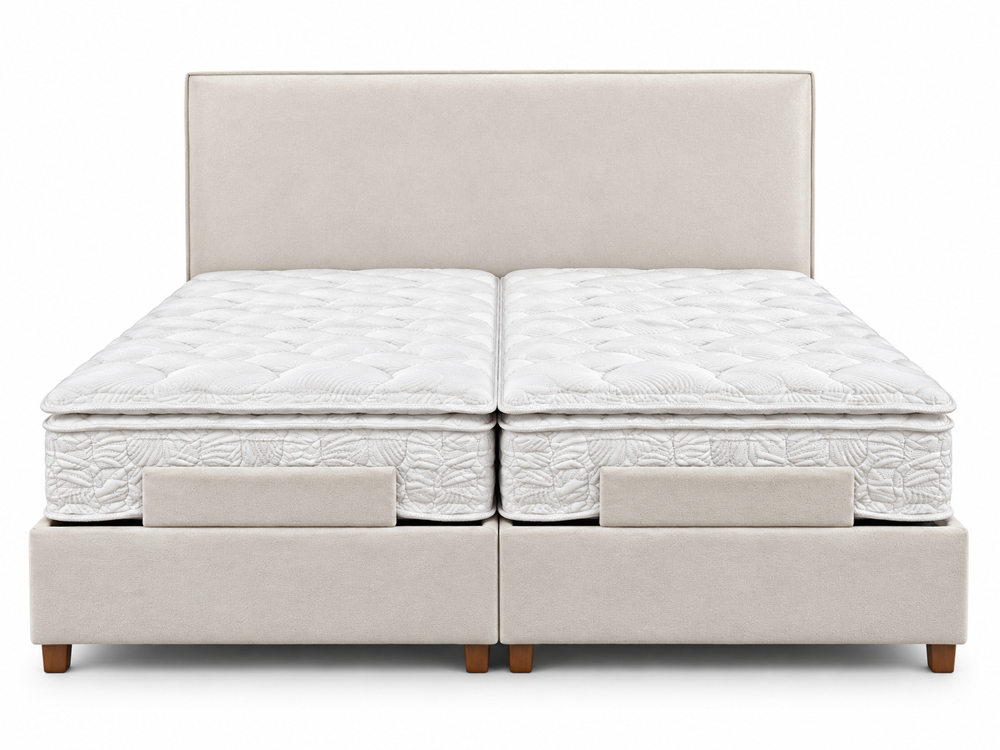 Cream Split King Bed with Quilted Mattresses.png