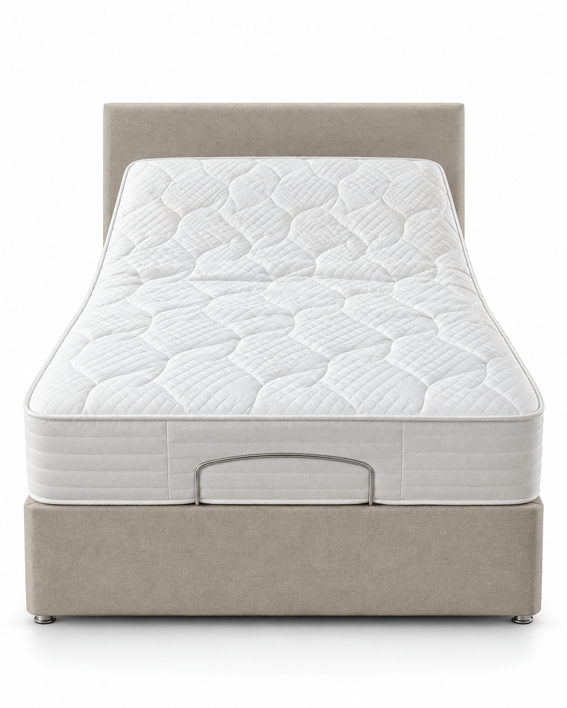 Upholstered Adjustable Bed with Quilted Mattress.png