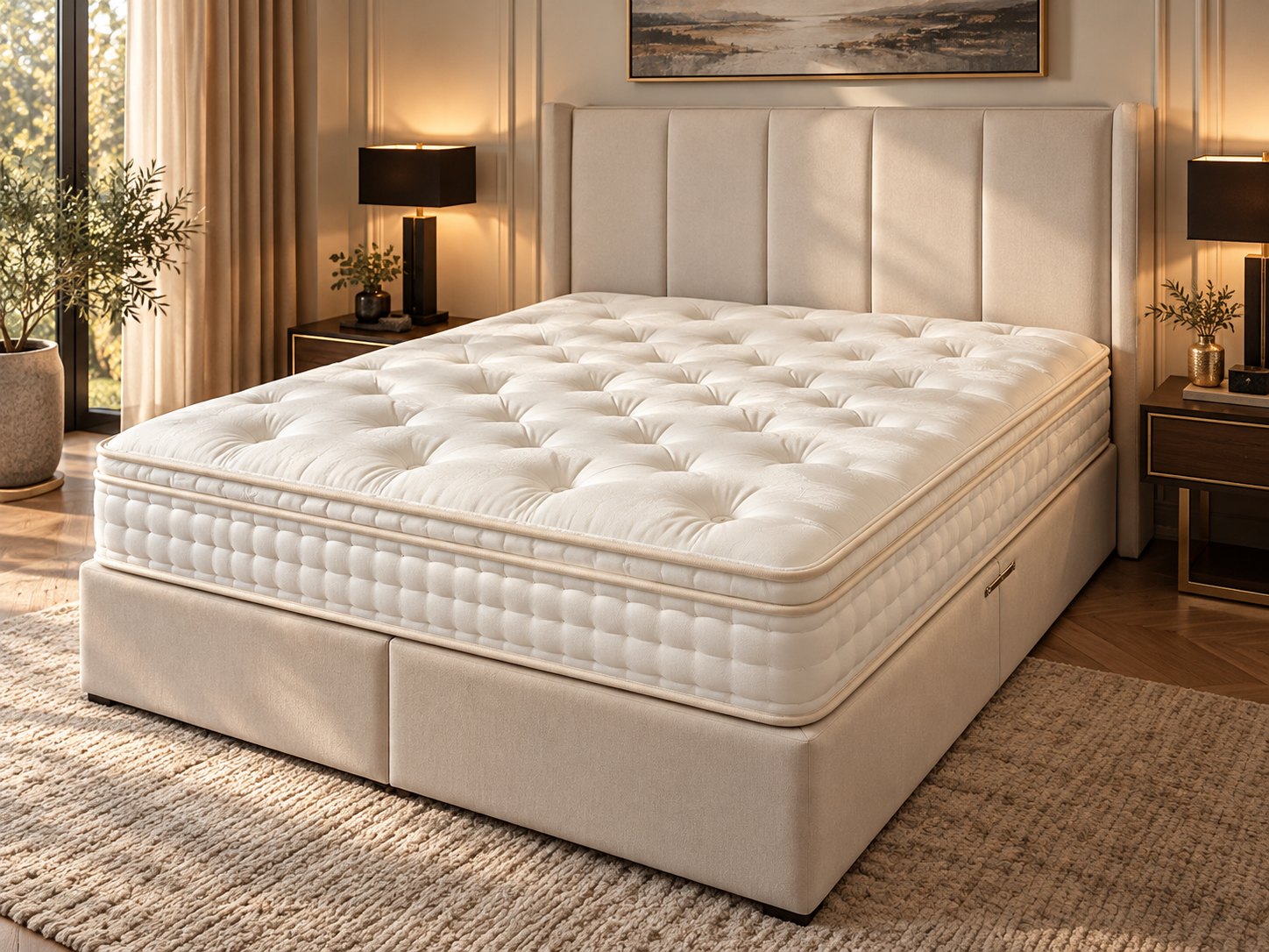 Luxurious Tufted Mattress Bedroom.png