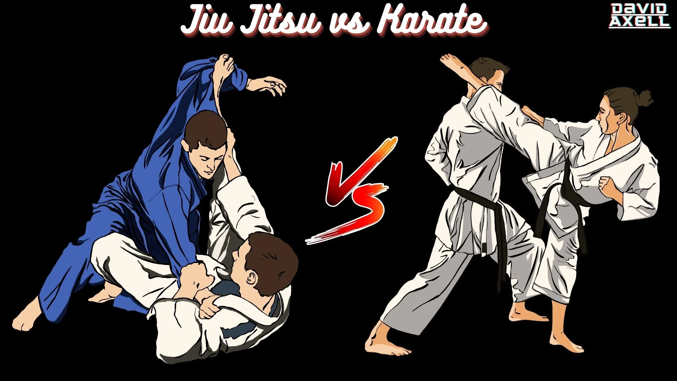 Jiu Jitsu vs Karate Deep Dive into Techniques, Benefits, & Differences — David Axell