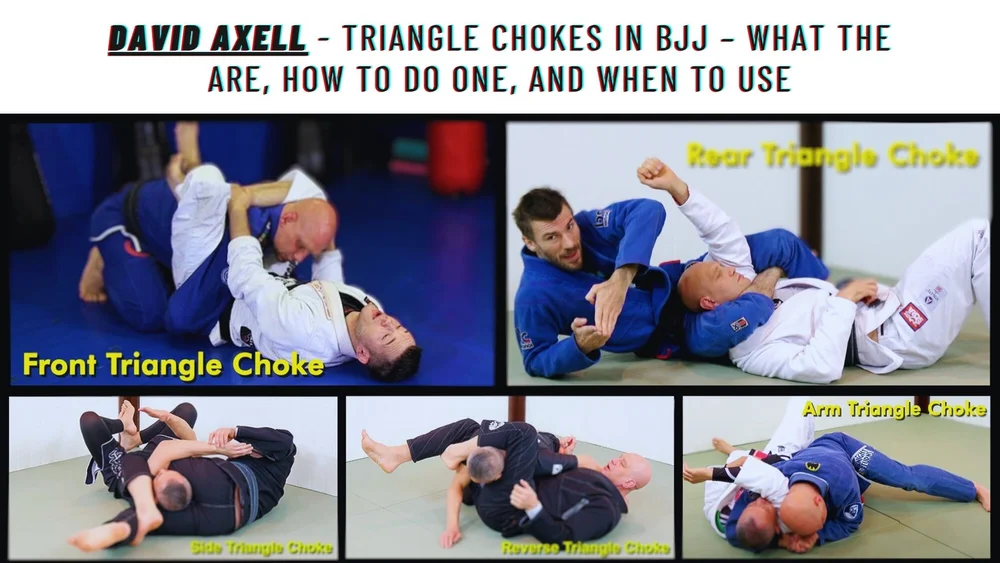 Triangle Chokes in BJJ – What The Are, How To Do One, and When To Use ...