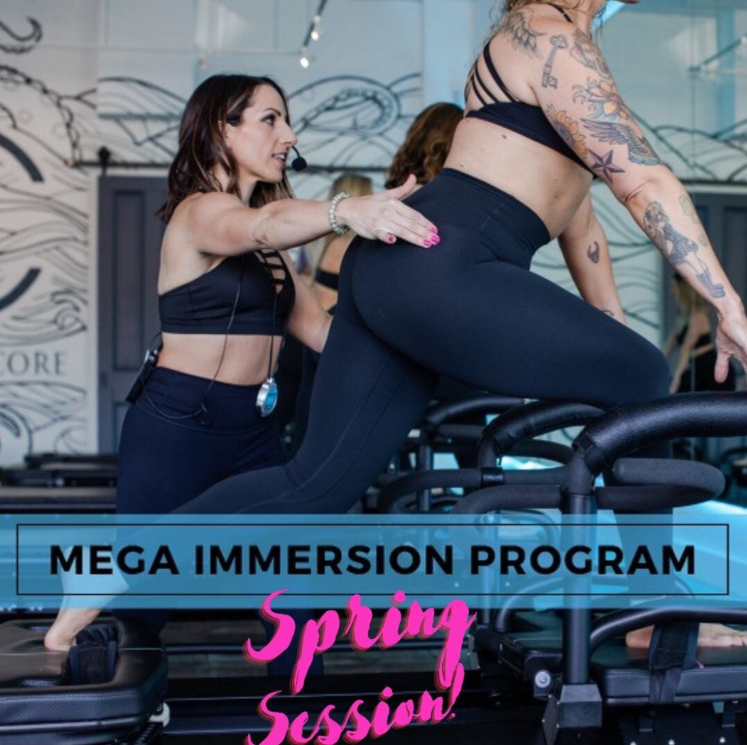Mega Immersion

WHO - Calling all Beginners to the  MEGA📣 who are ready to start their  Lagree Fitness journey this Spring! 
&thinsp;&thinsp;&thinsp;
WHAT - The Mega Immersion program takes new clients from novice to MEGA ROCKSTAR.  Get to know the 