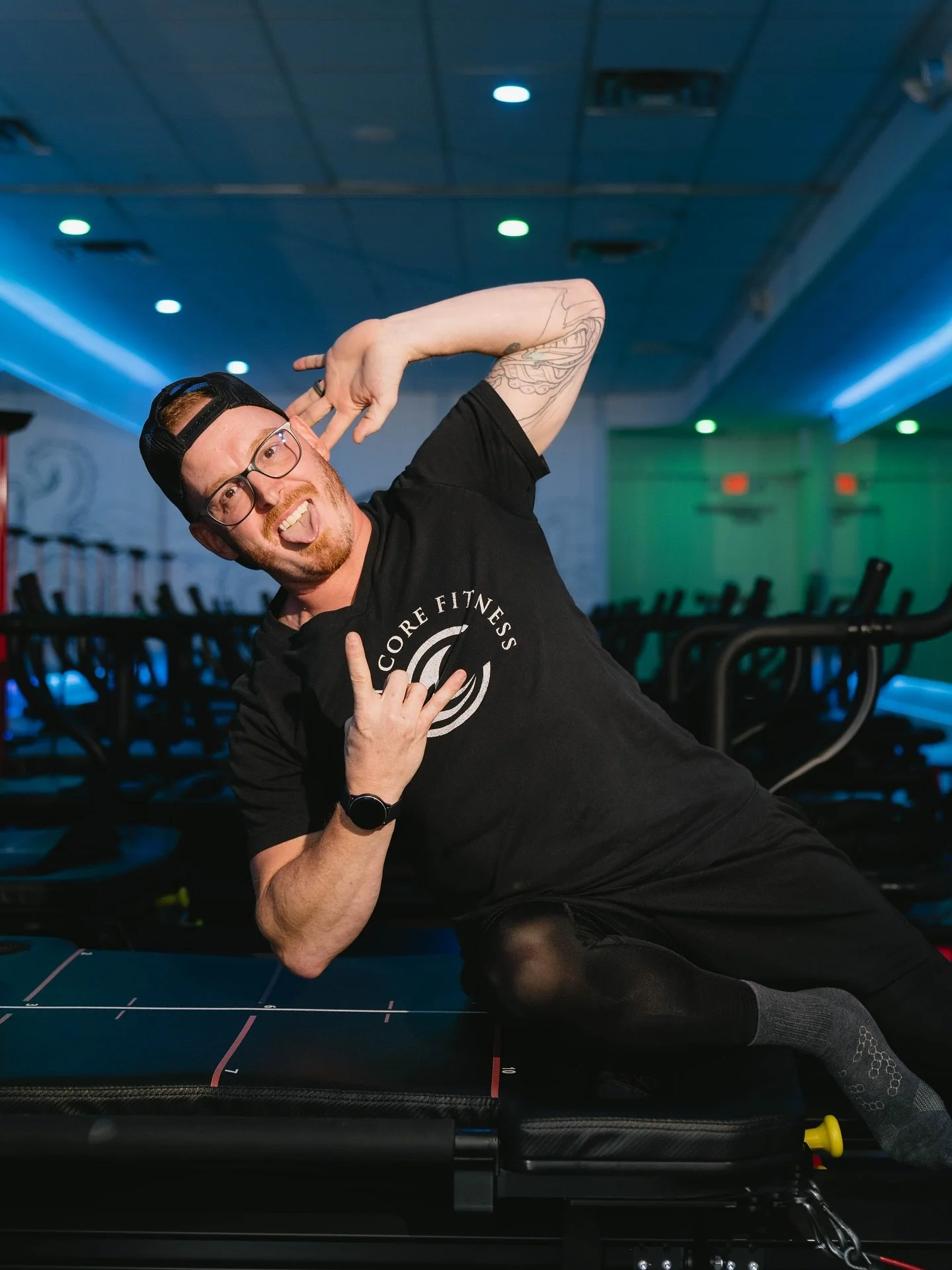 The face of calm while every muscle is on fire 😏 #ifykyk