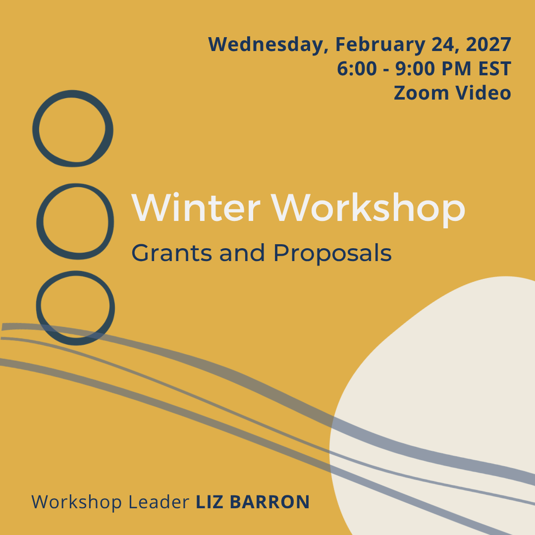 "Grants and Proposals" Winter Workshop with Liz Barron