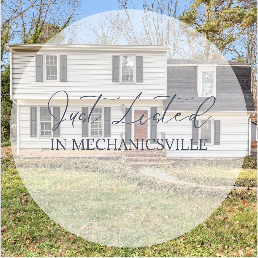 JUST LISTED IN MECHANICSVILLE