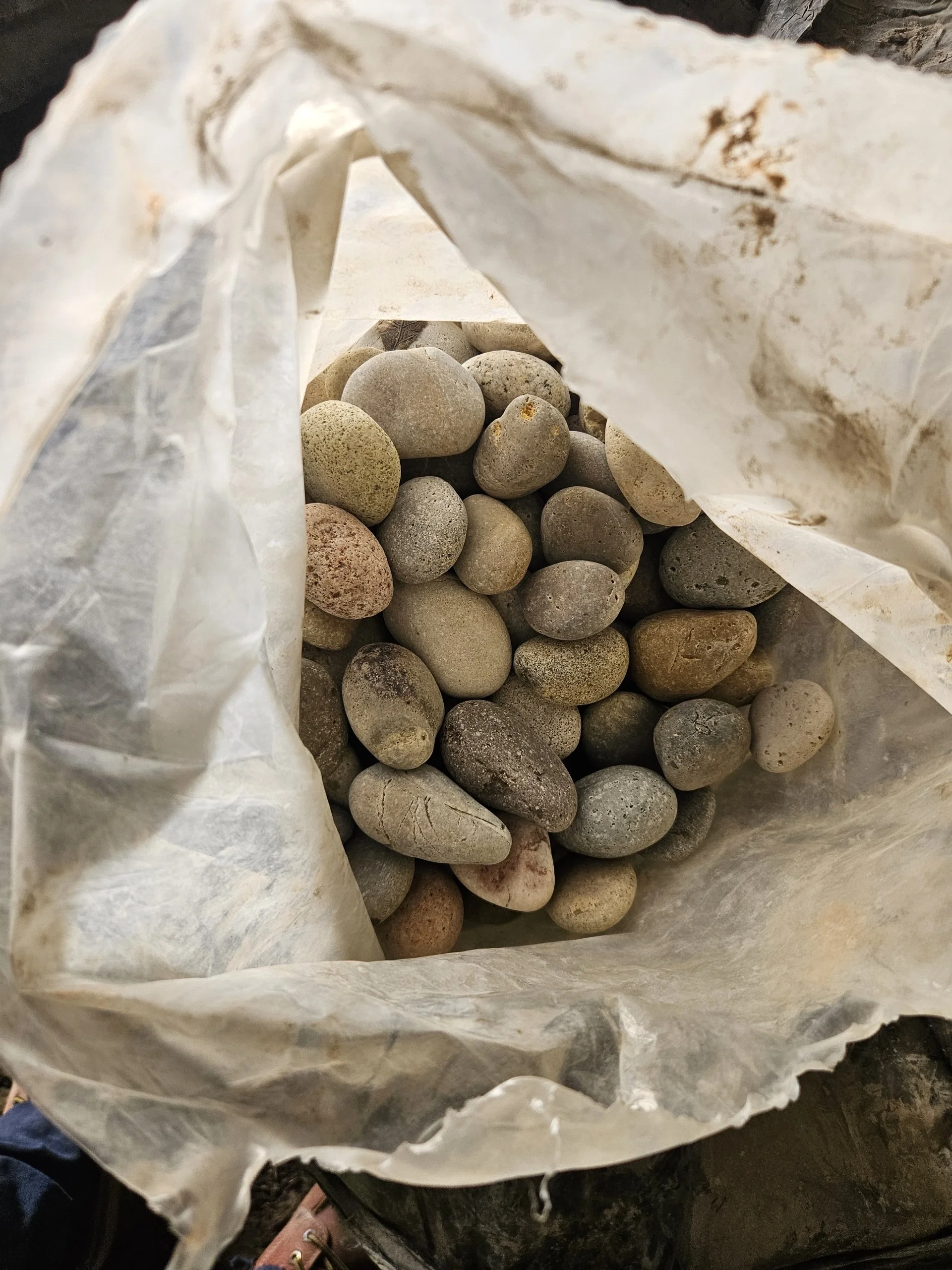 Buff Mexican Beach Pebbles