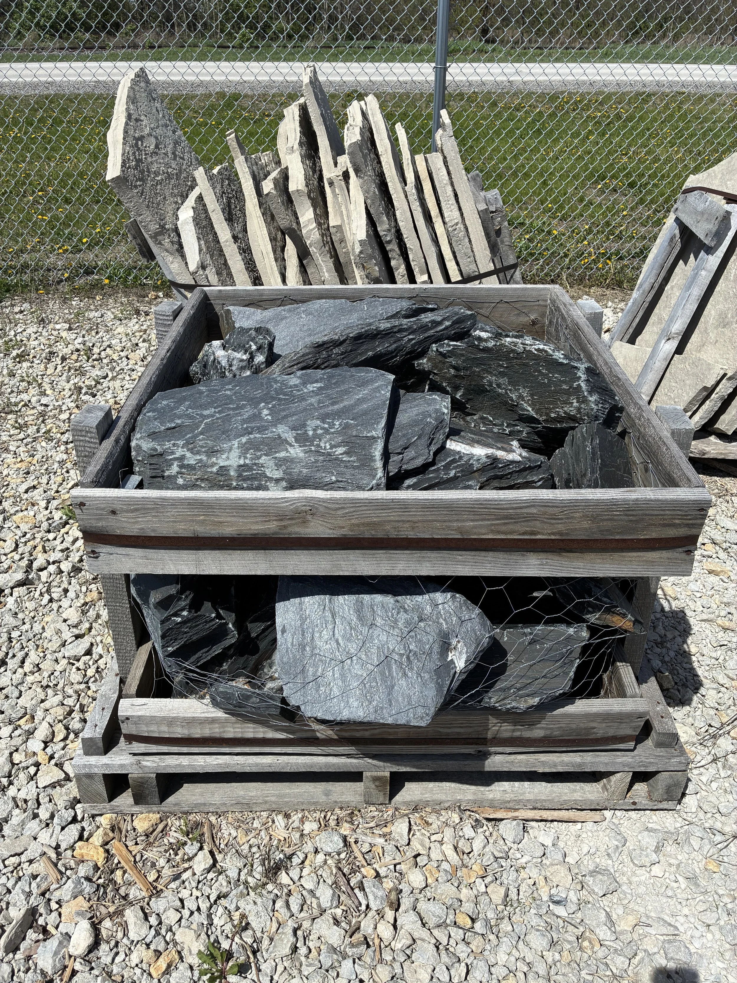 Gray Slate Boulders