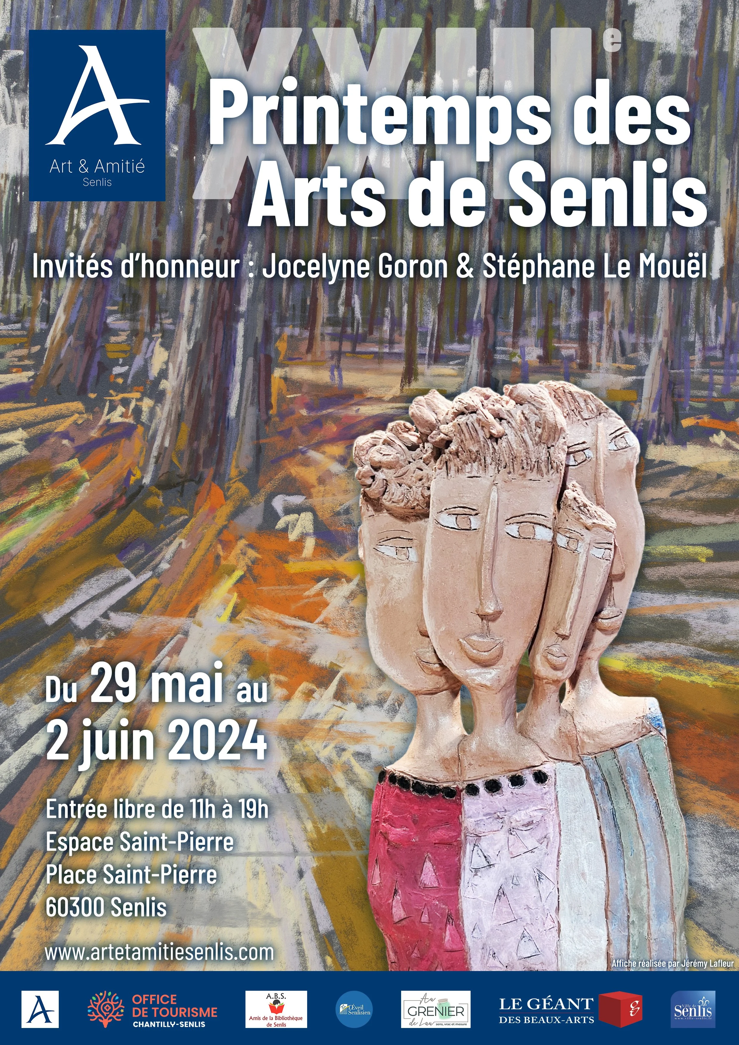 Affiche Printemps des Arts 2024