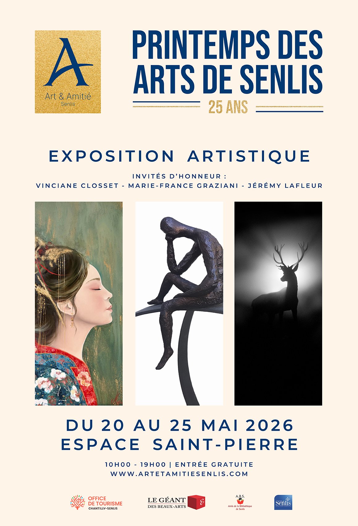 Affiche Printemps des Arts de Senlis 2026