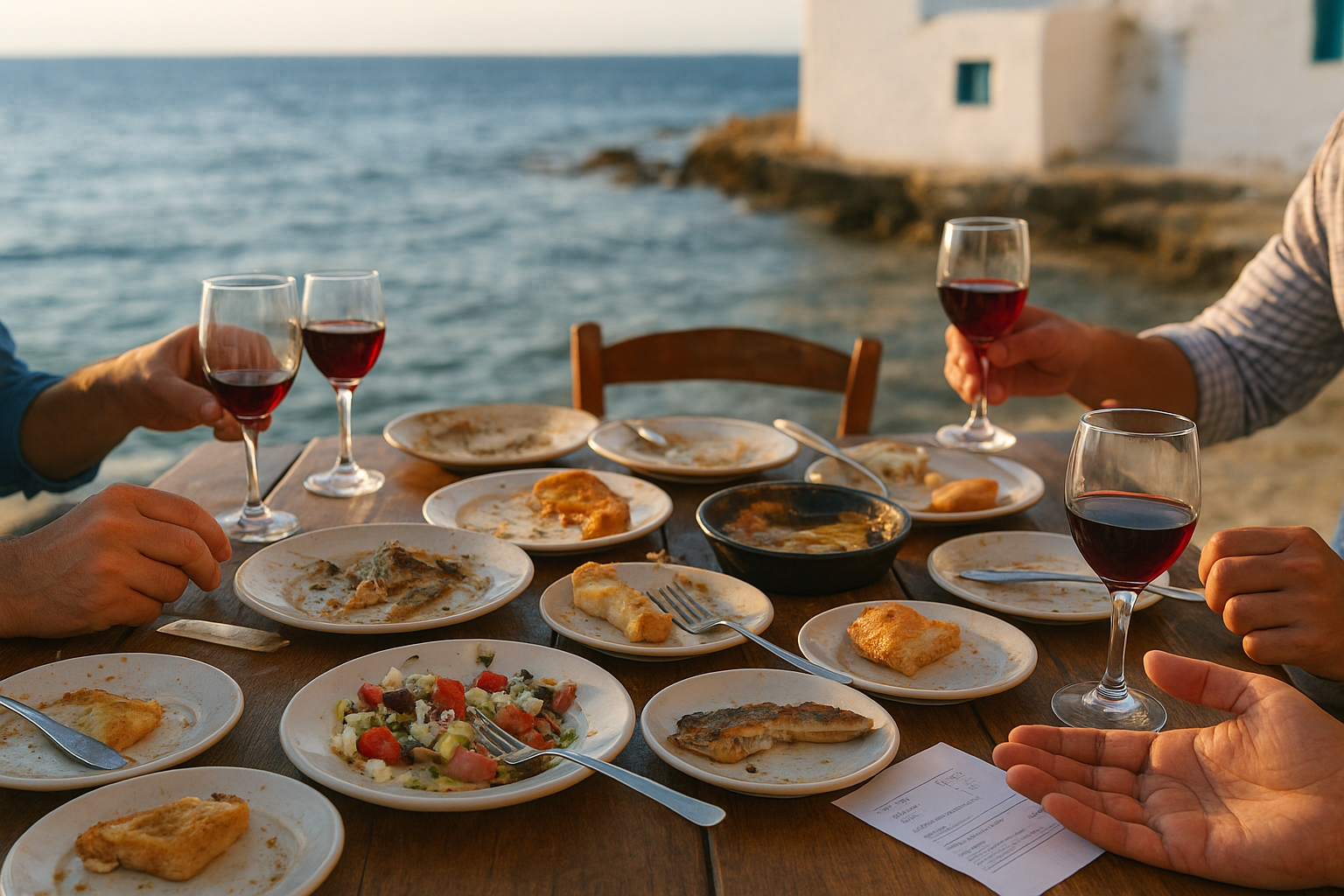 Why Greeks Debate Over Who Pays — And Mean It