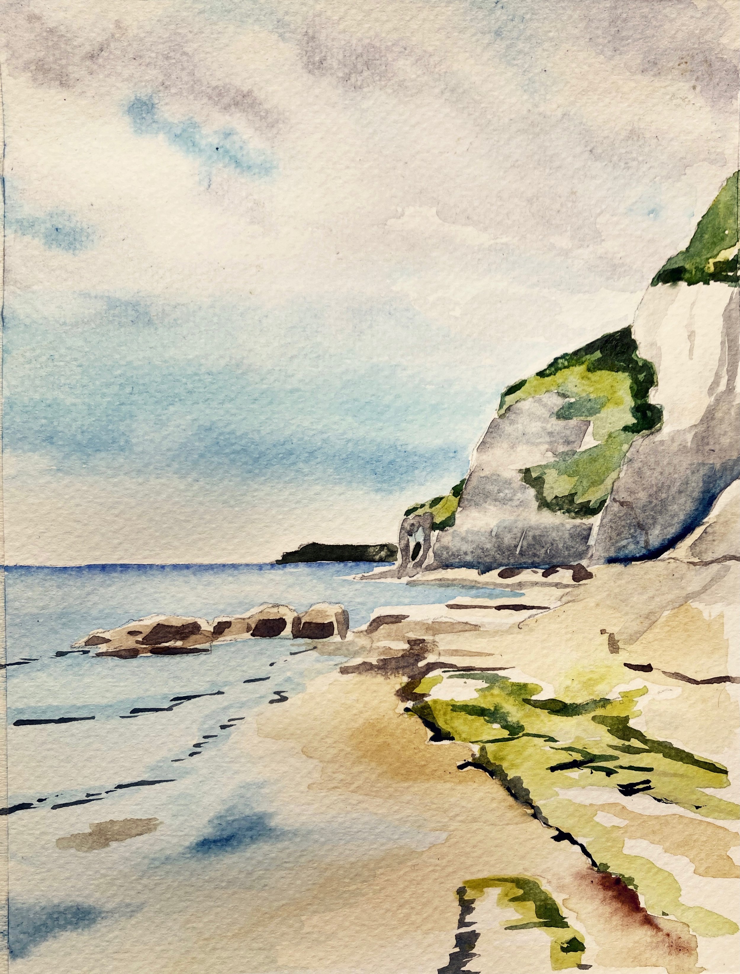 Giclee Print of watercolour seascape, Portrush