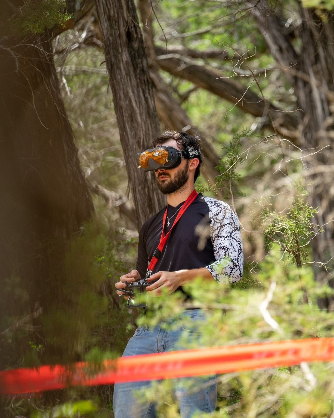 FPV drone pilot operator