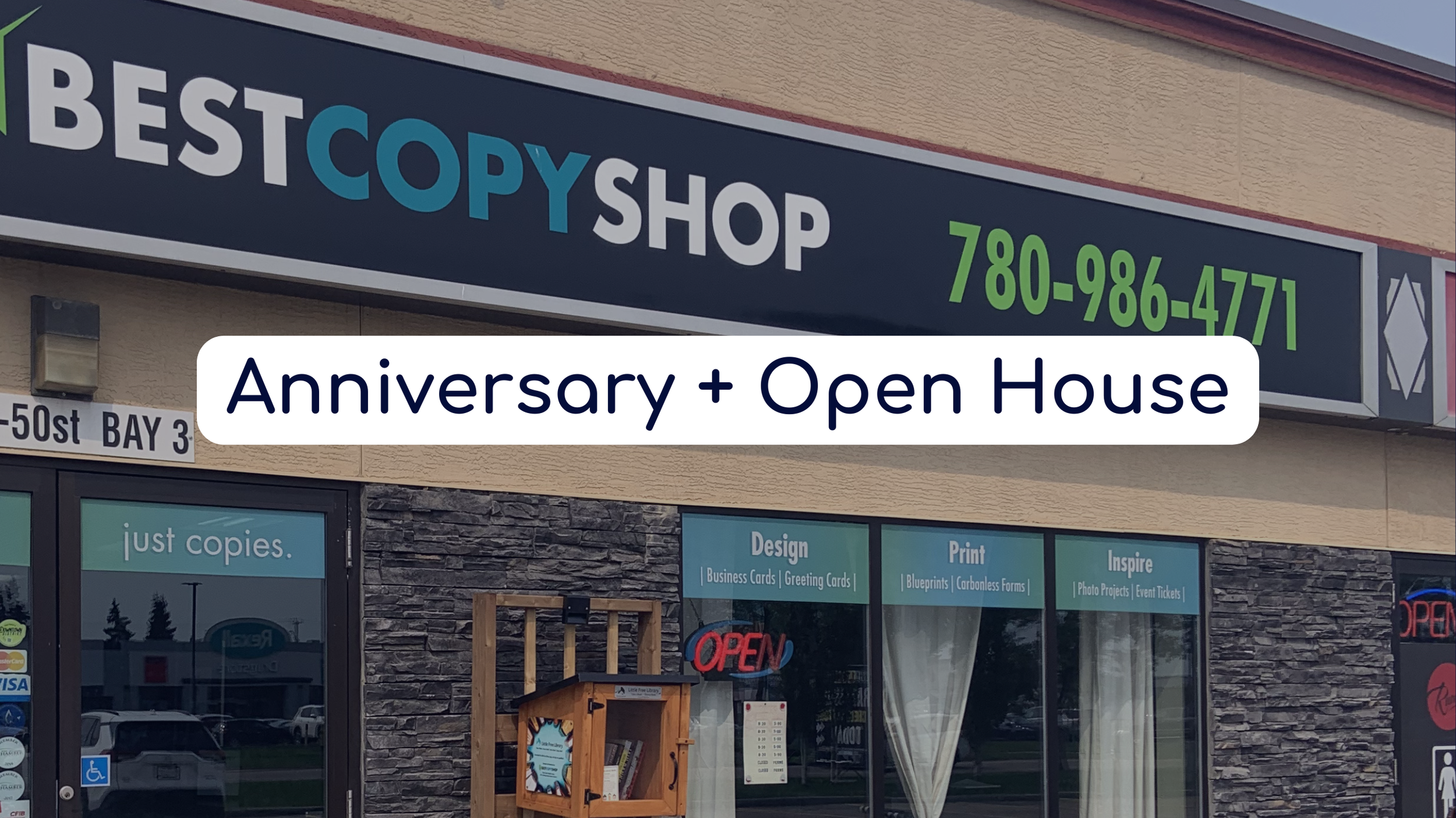 Best Copy Shop Anniversary + Open House