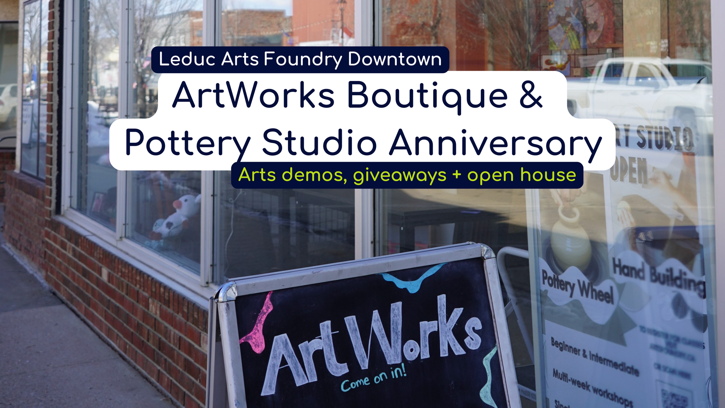 ArtWorks Boutique &amp; Pottery Studio Anniversary
