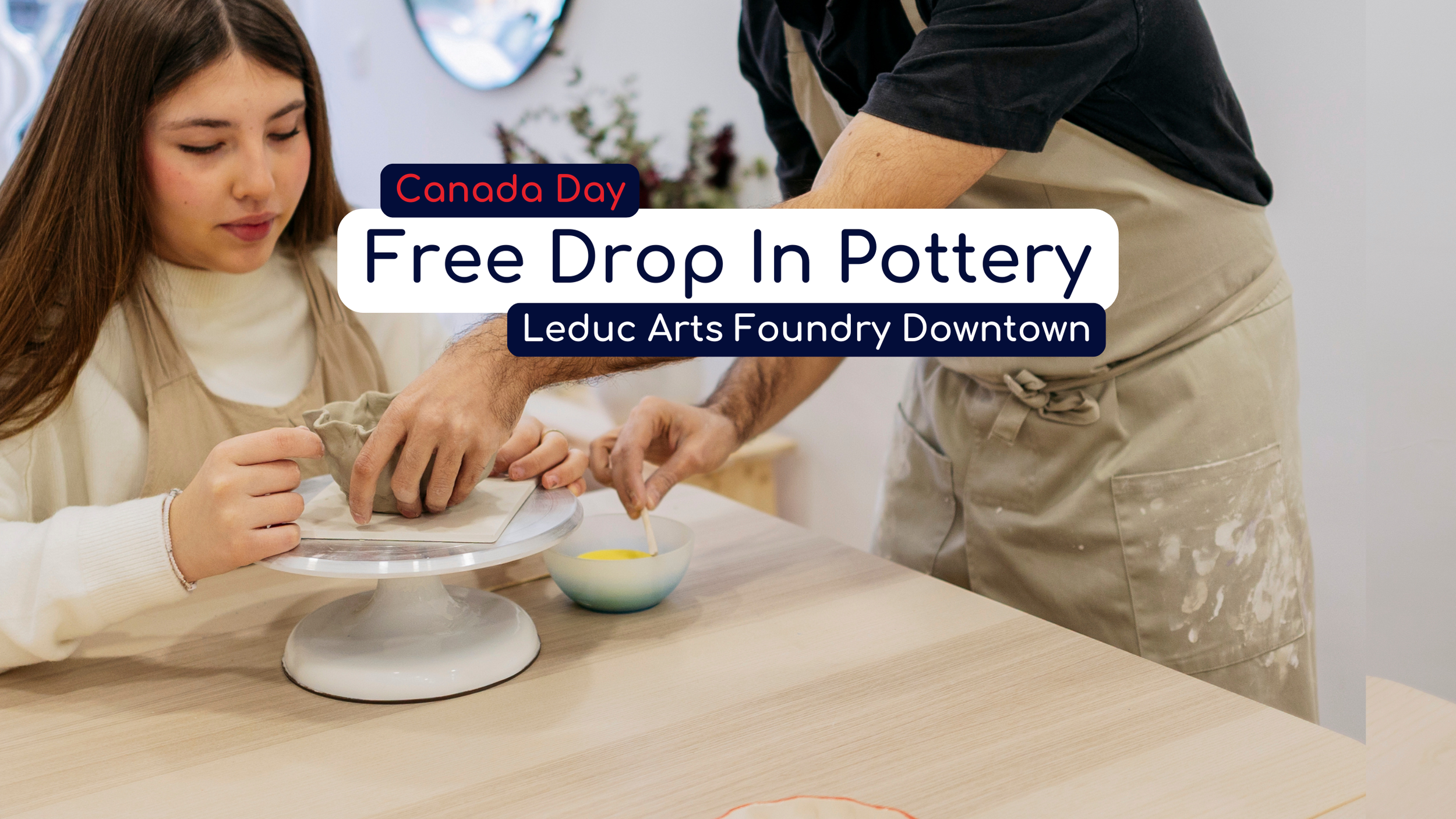 Canada Day Free Drop-In Pottery