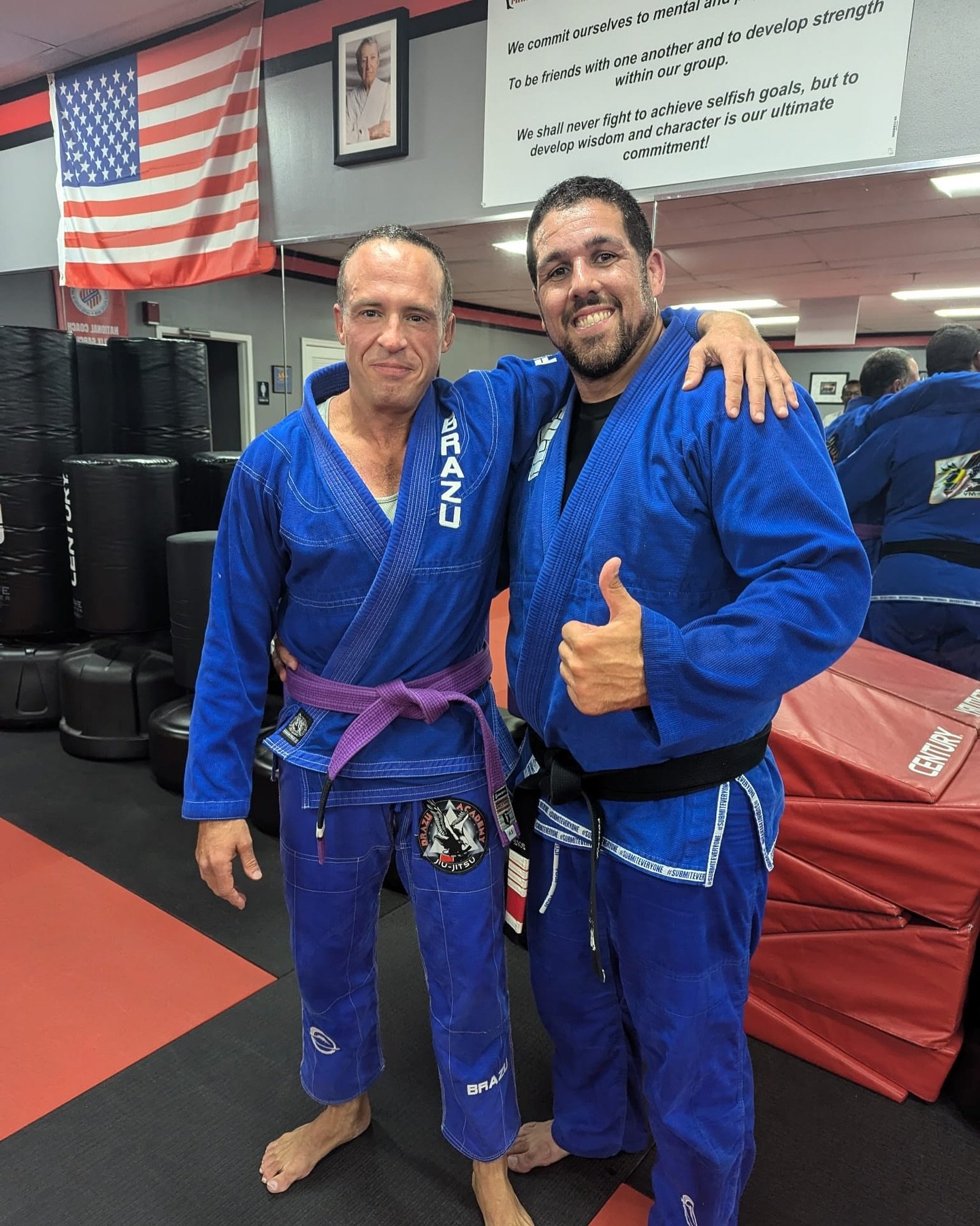 Congratulations Chris on receiving your first stripe.

In Brazilian Jiu-Jitsu (BJJ), resilience and persistence are at the heart of every practitioner&rsquo;s journey. 

Every submission, escape, or sweep shows the importance of embracing challenges,