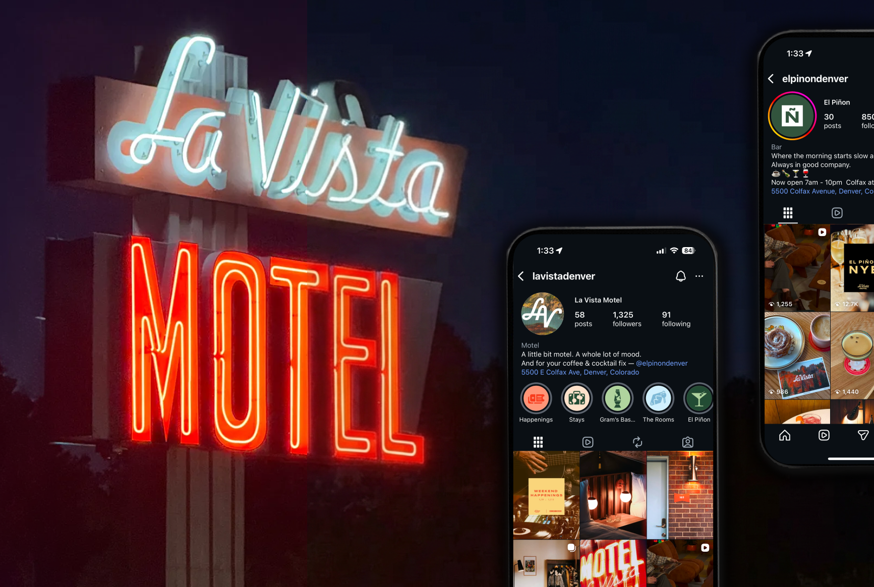 La Vista Motel Social Media