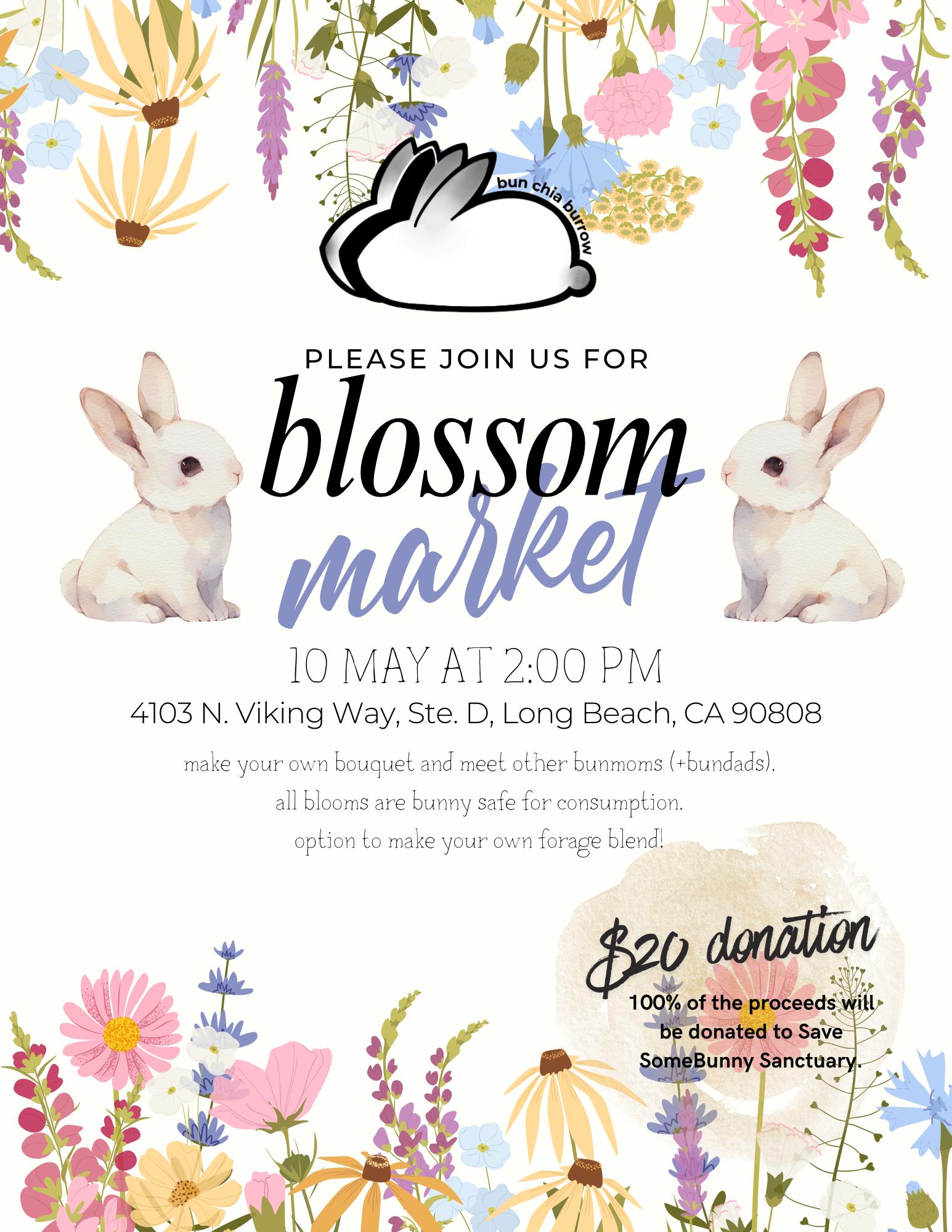 Blossom Market: Bloom Bar Mother’s Day Social