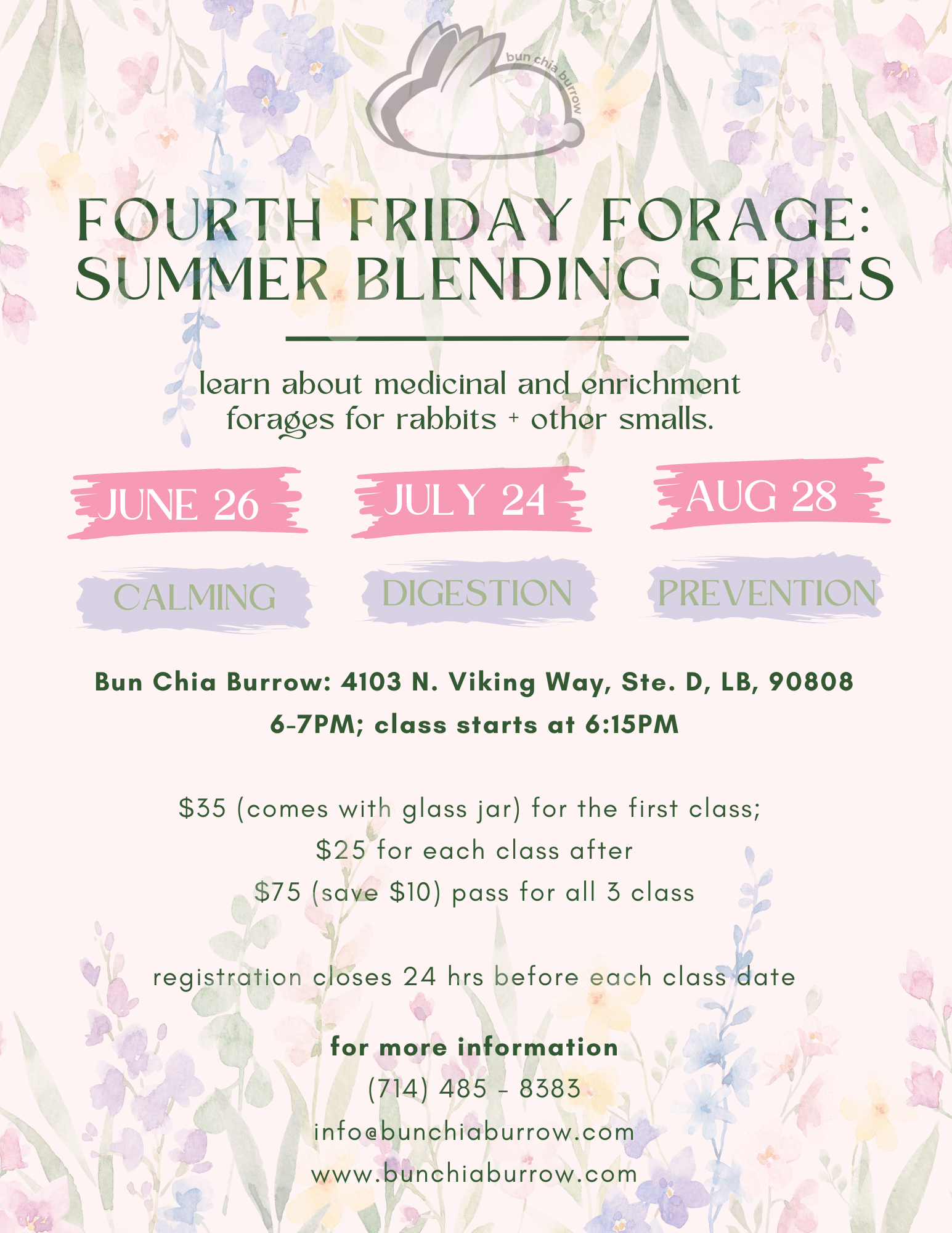 Fourth Friday Forage: Summer Blending Series