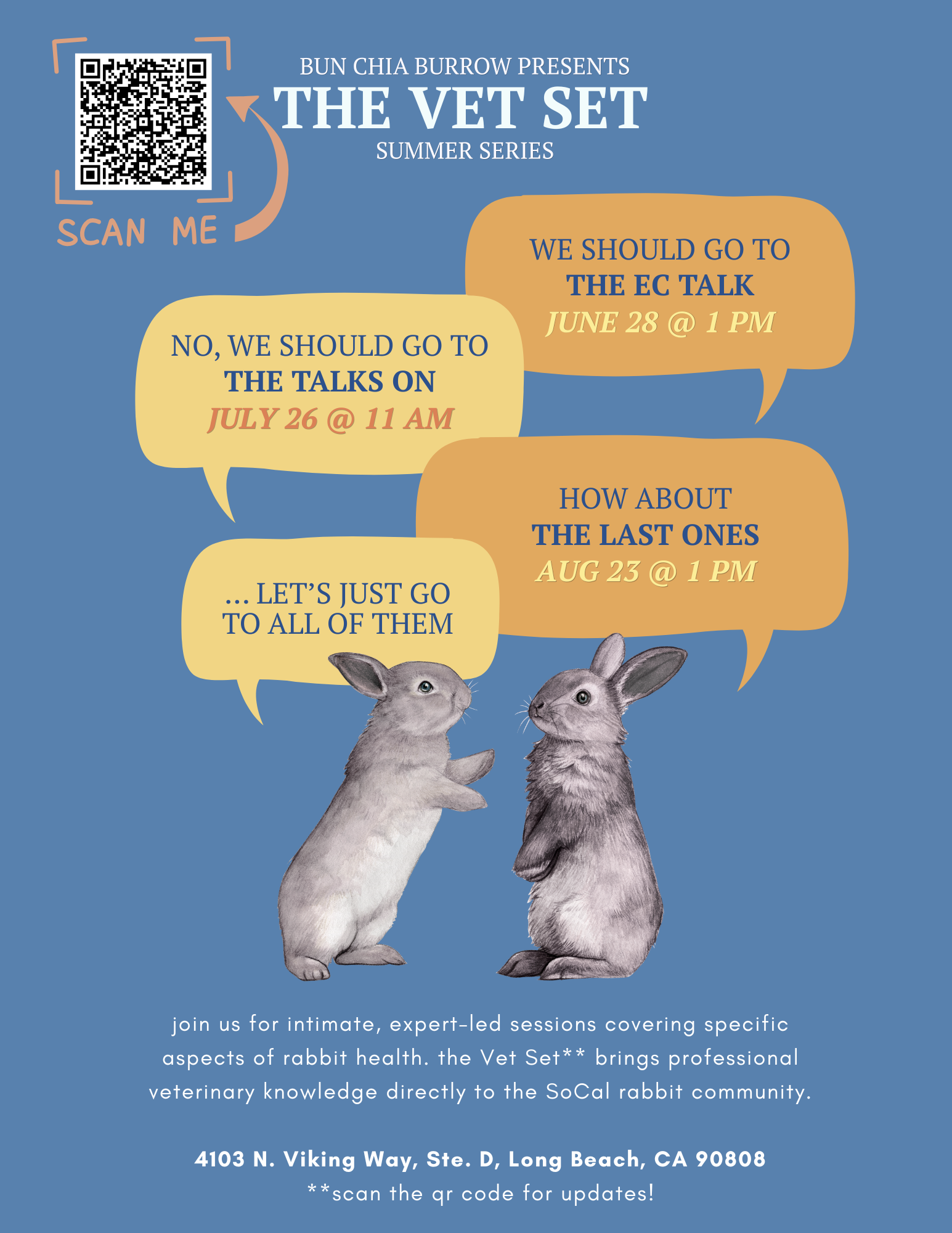 The Vet Set: Rabbit Vet Talks (Summer Series)