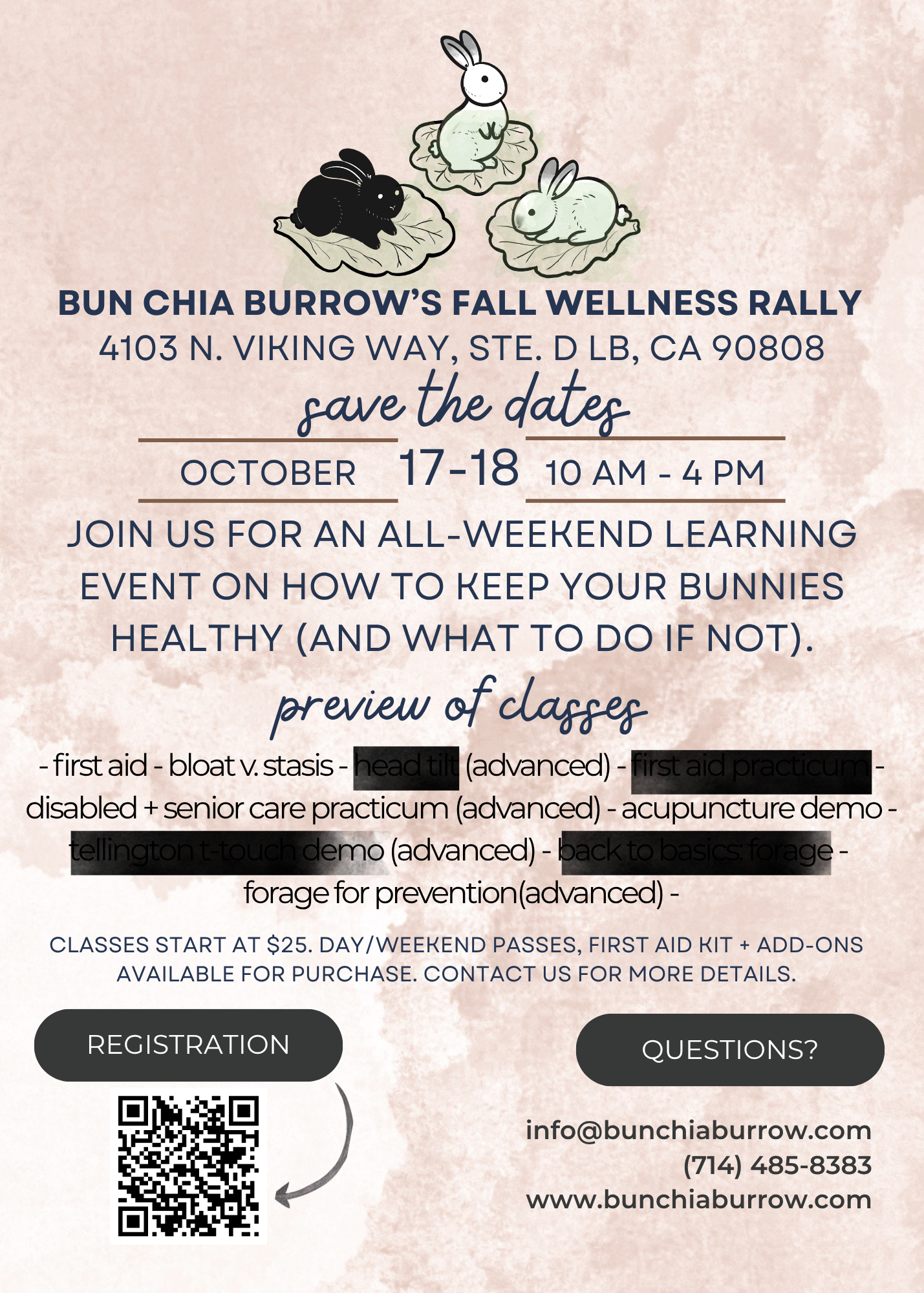 Fall Wellness Rally: Rabbit Health Workshop