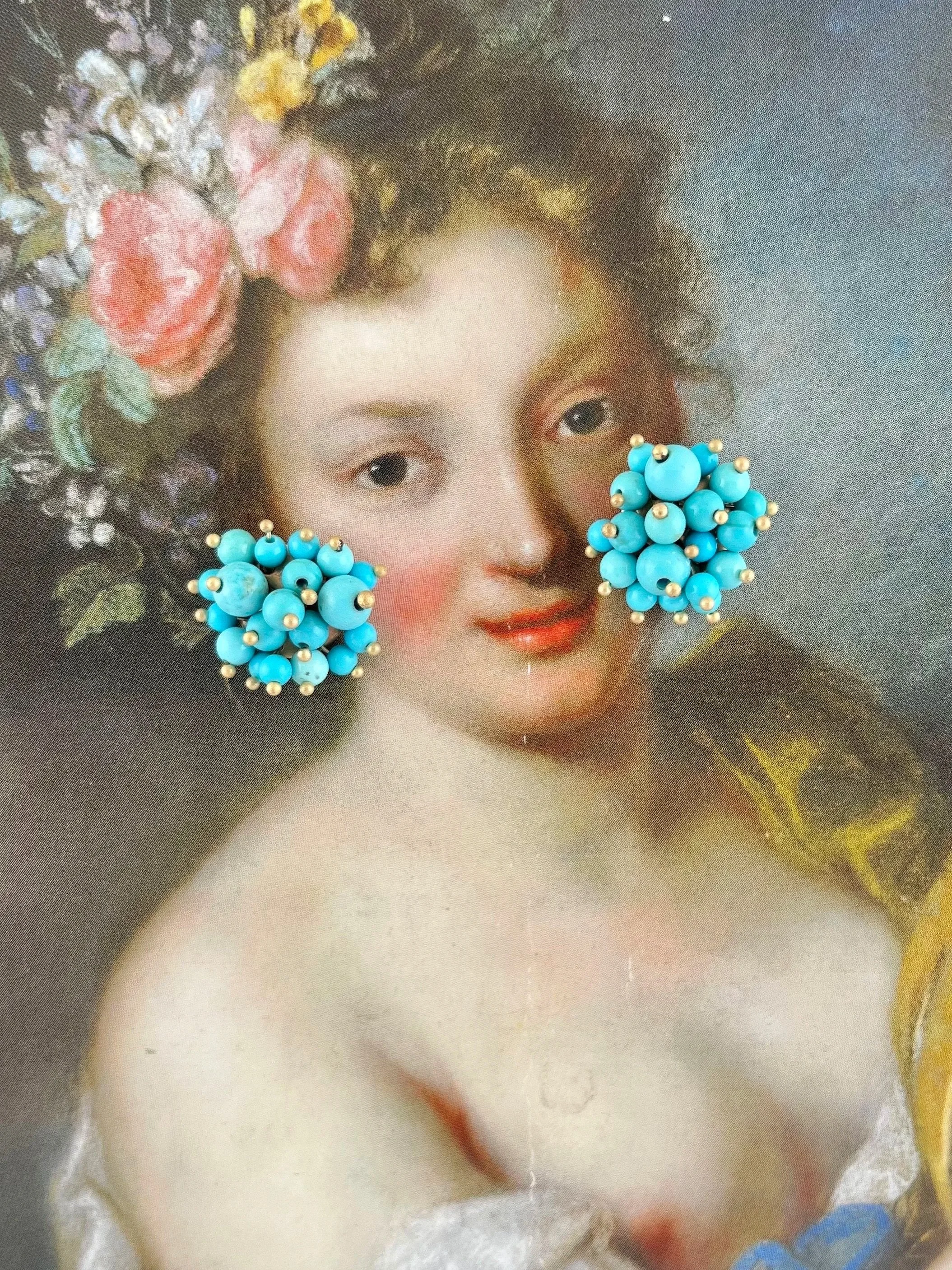 Sleeping Beauty Turquoise Studs