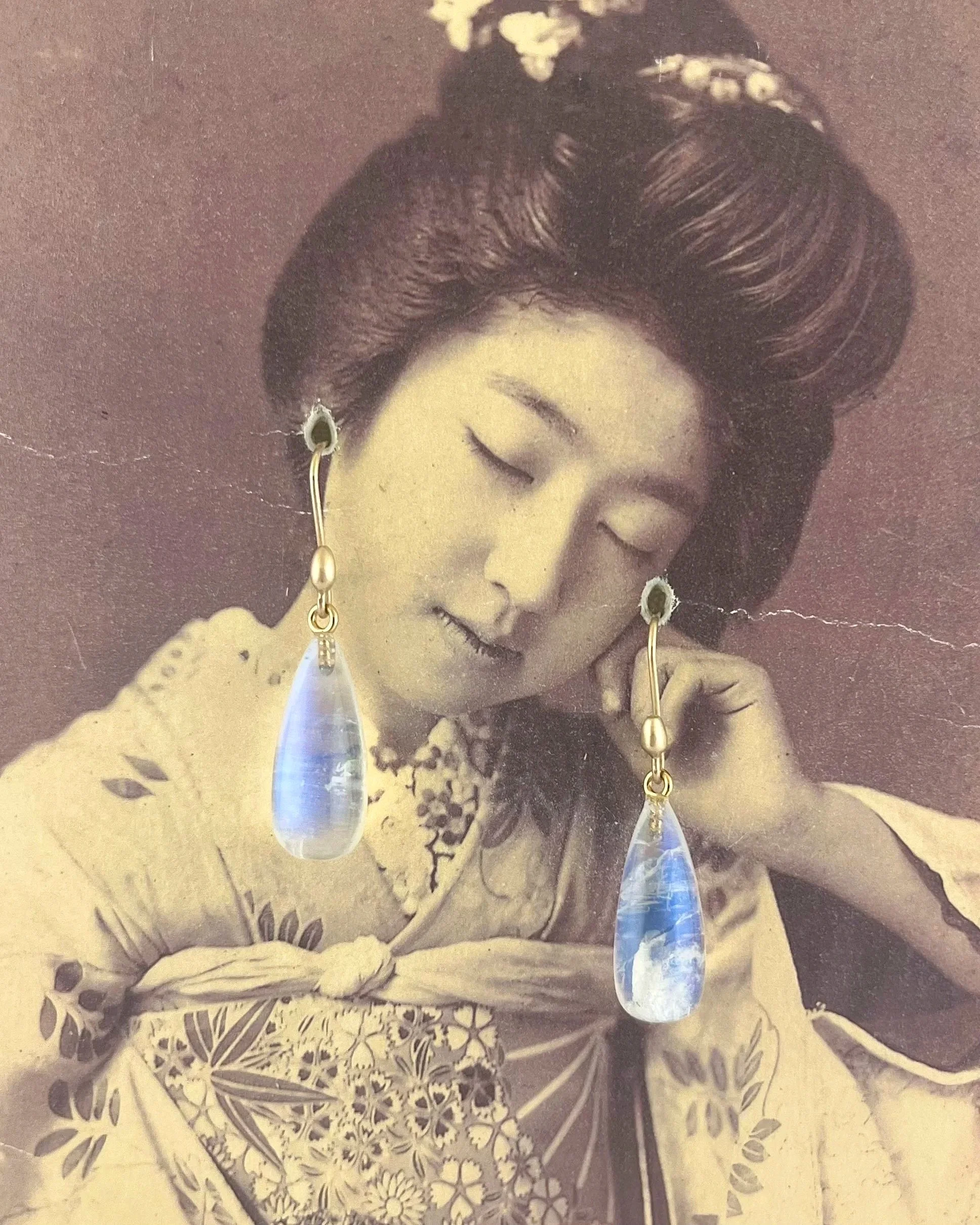 Blue Moonstone Drops