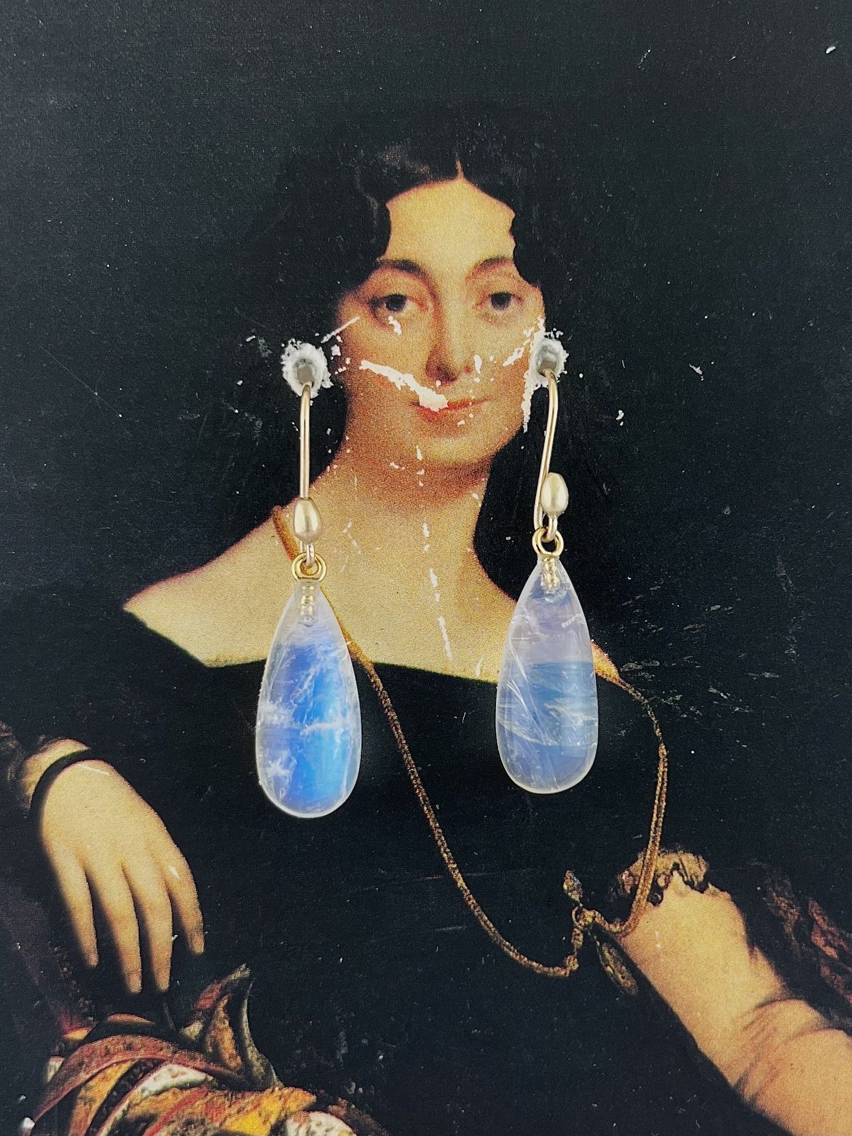 Blue Moonstone Drops