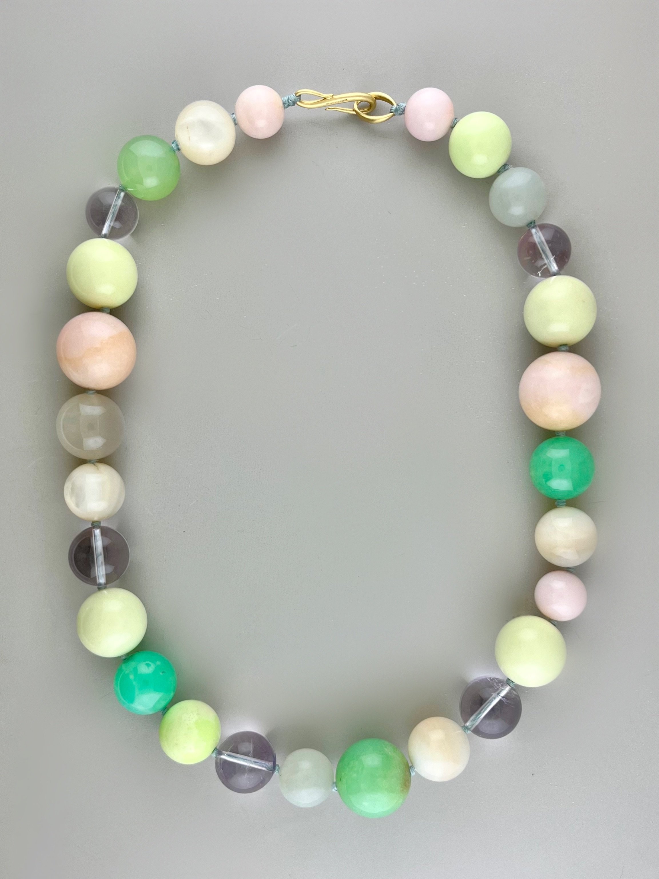 Candy Color Big Bead Necklace