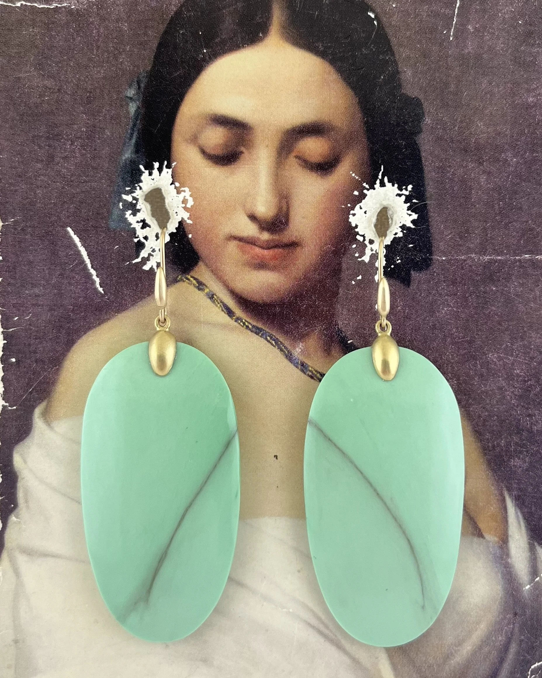 Large Turquoise Chips