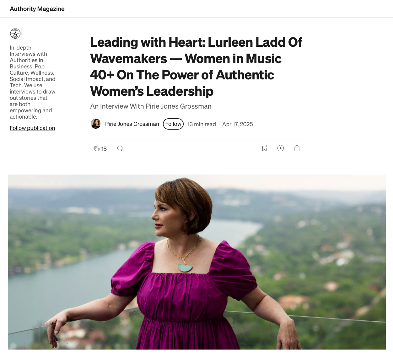 Lurleen Ladd Authority Magazine