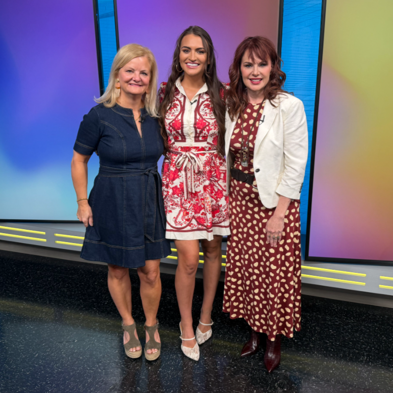 Lurleen Ladd and Melinda Garvey on CBS Austin We Are Austin