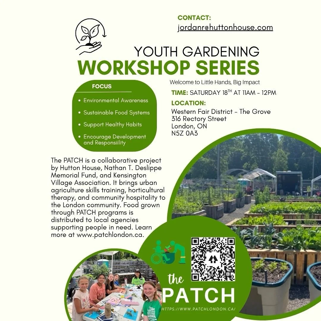 Join us this Saturday for the Youth Gardening Workshop Series at The PATCH London — where young growers learn how to care for plants, our planet, and themselves.
π©‍πΎ Hands-on gardening
π Learning about sustainable food systems
πΌ Buildin
