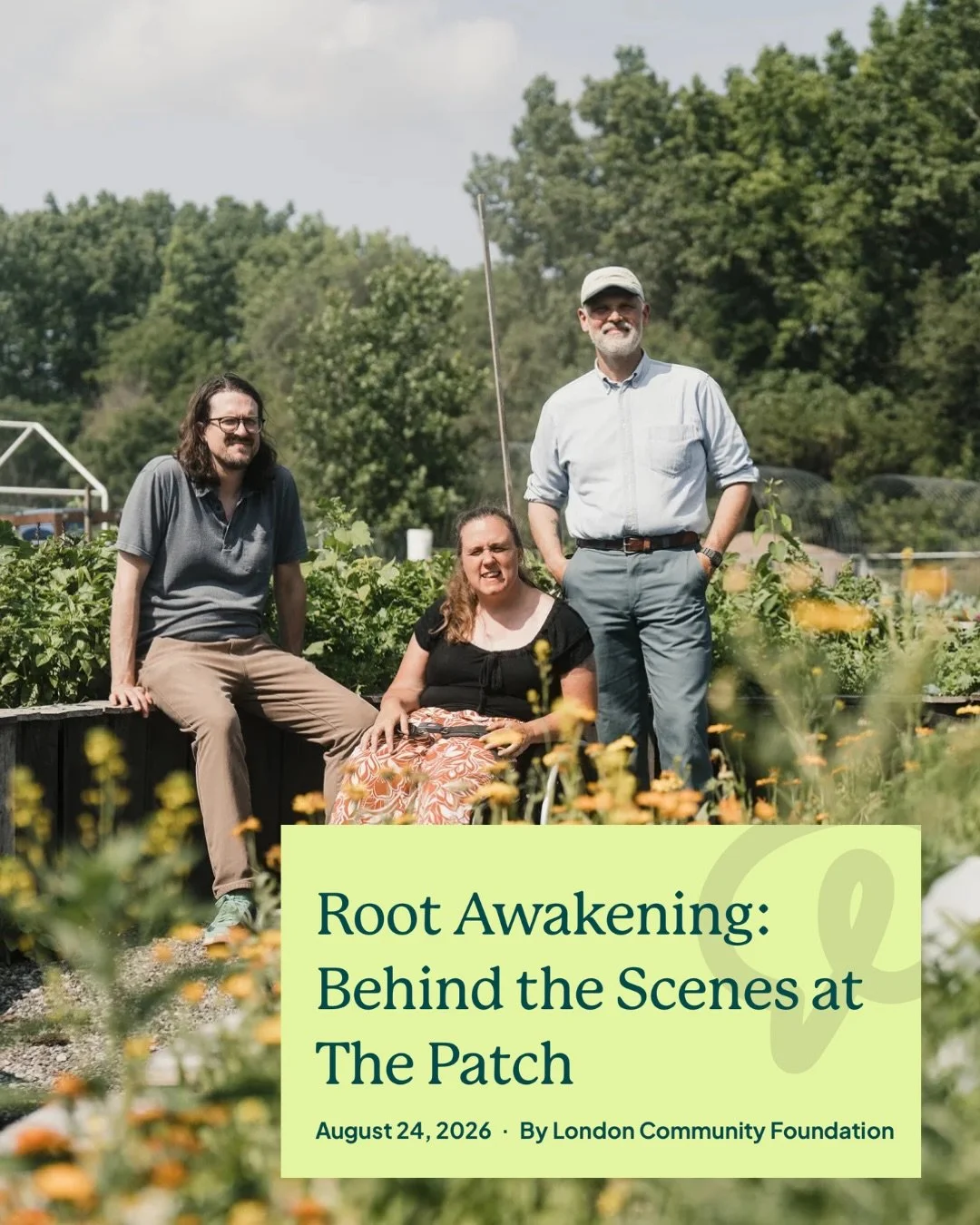 A huge thank you to London Community Foundation for continuing to champion community, belonging, and food security in London, and for sharing the story of The PATCH and Root Awakening 🌱💛

The PATCH has grown into so much more than a garden. It&rsqu