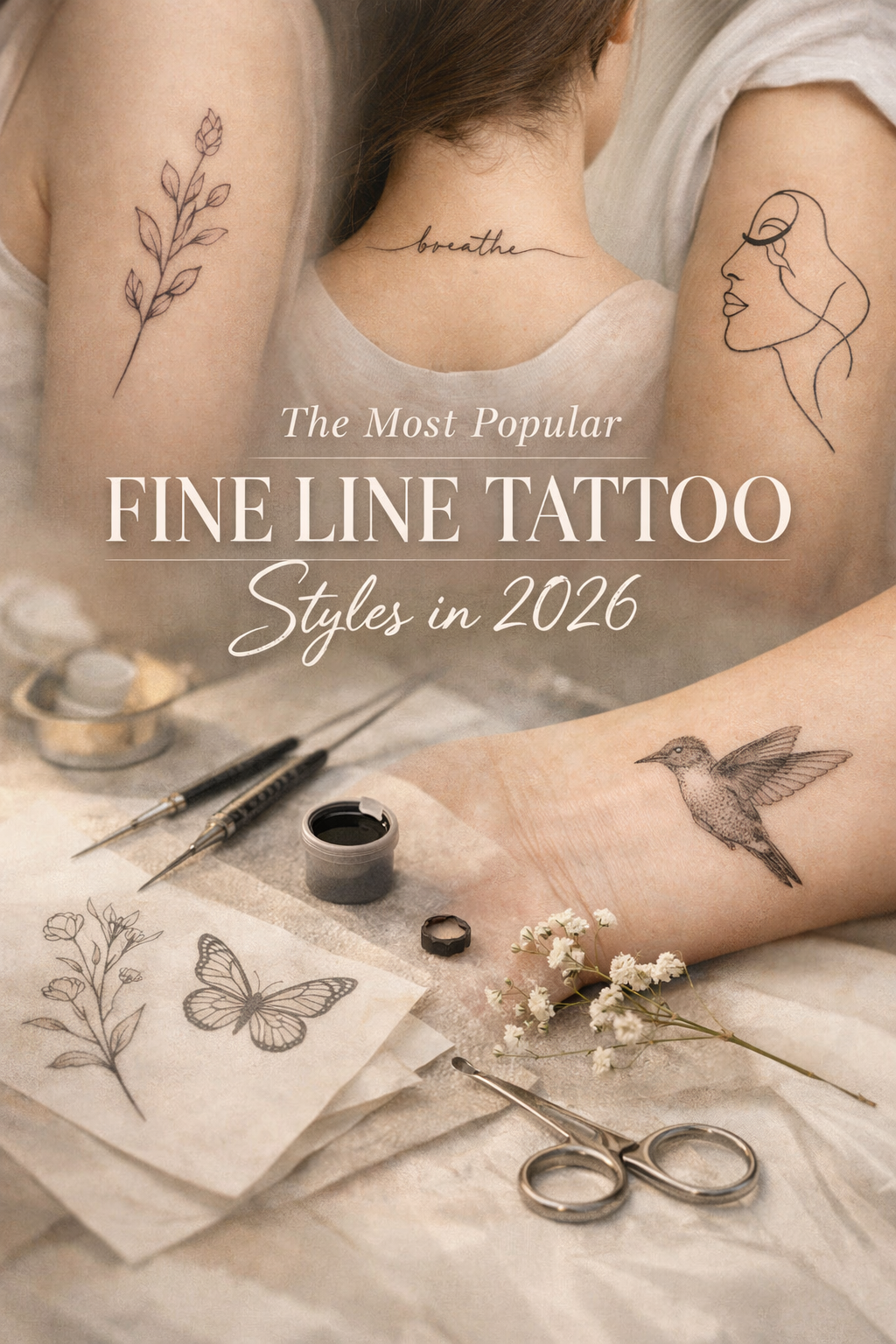 The Most Popular Fine Line Tattoo Styles in 2026