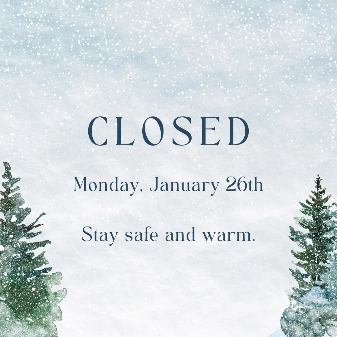 Due to the ongoing weather event and state issued travel restrictions, the shop remains closed today. Please stay safe and warm.