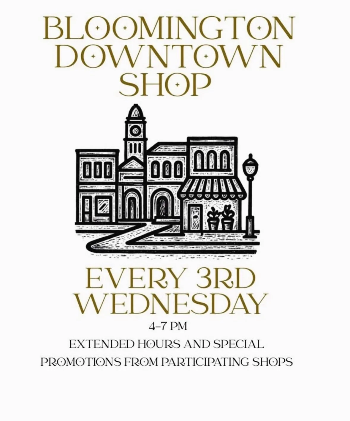 We know the weather is crap - but did you know that it is your sign to accept the monsoon rains of May and grab that umbrella for Downtown Shop Night? So many fun treats being offered - it&rsquo;s like Costco - you get your exercise, your samples, an