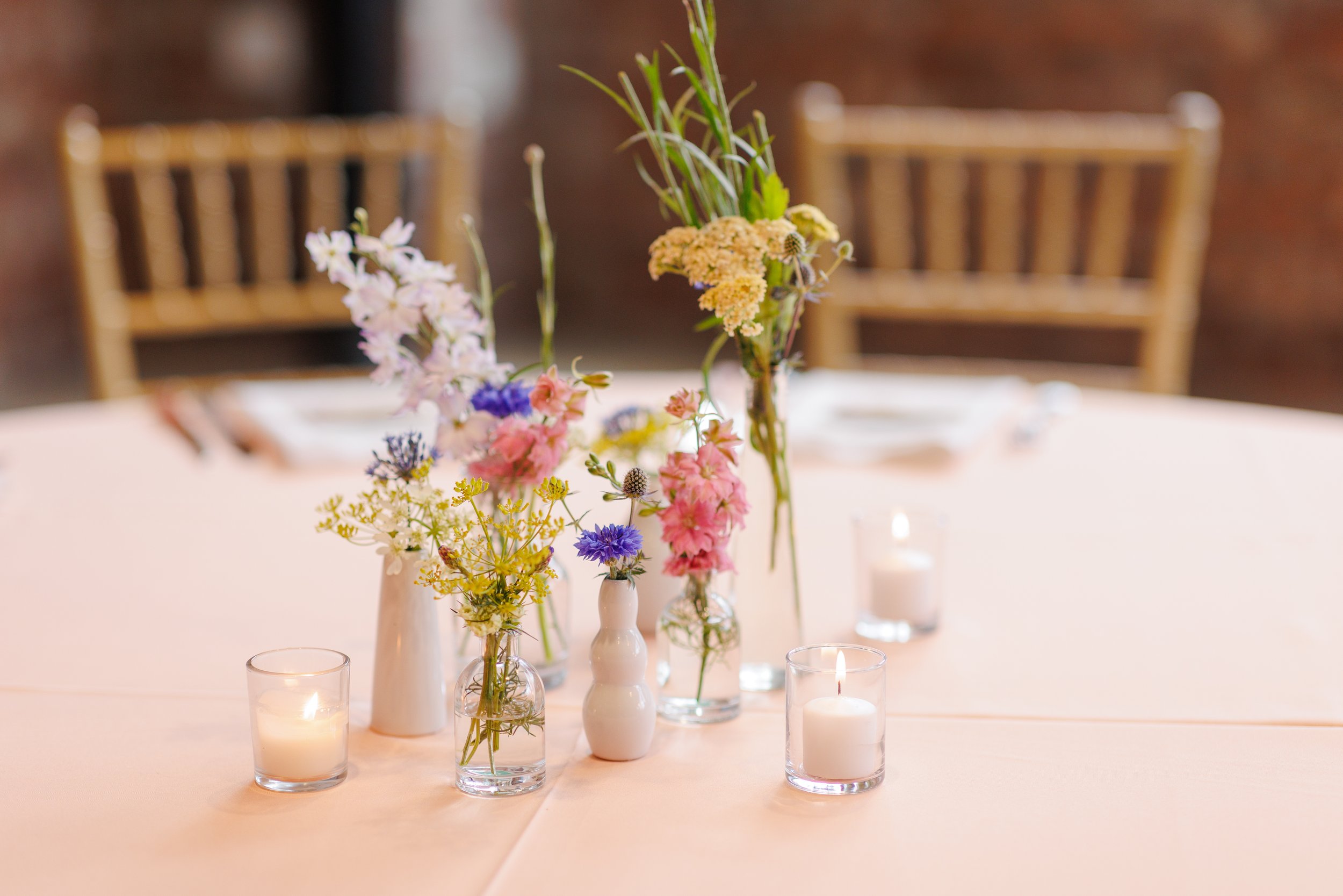 Bubble White Bud Vase