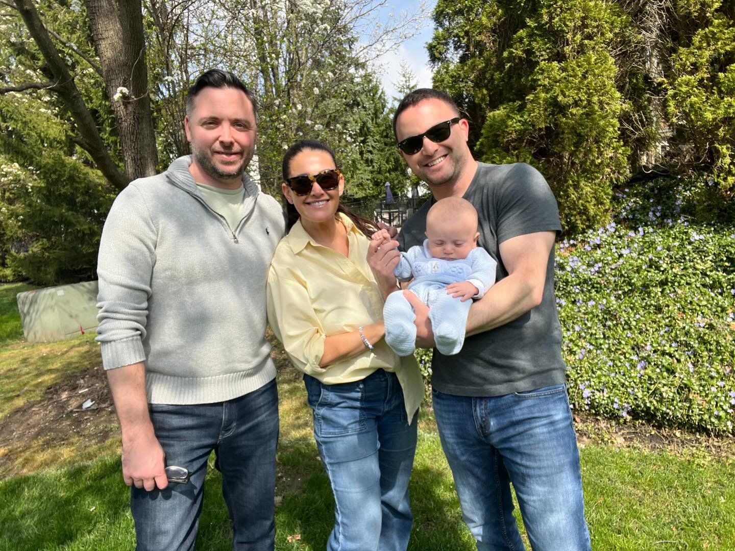 What a beautiful spring holiday weekend! Such a great visit with @brez54 !! Miles loves his Uncle Kevin! We cooked up a storm and drank lots of wine :)

#springthings #familytime #artichokes #cherryblossom #asparagus #baby