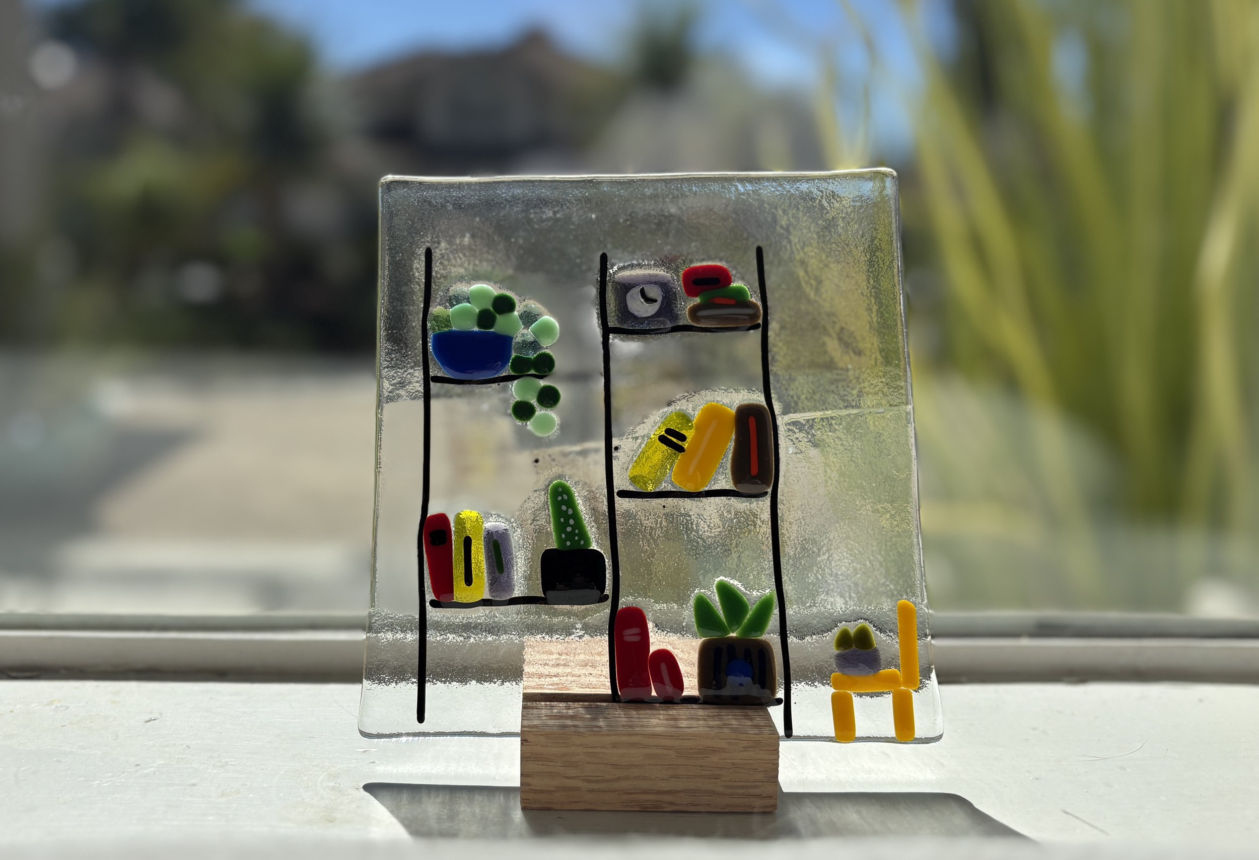 Fused Glass Bookshelf Workshop
