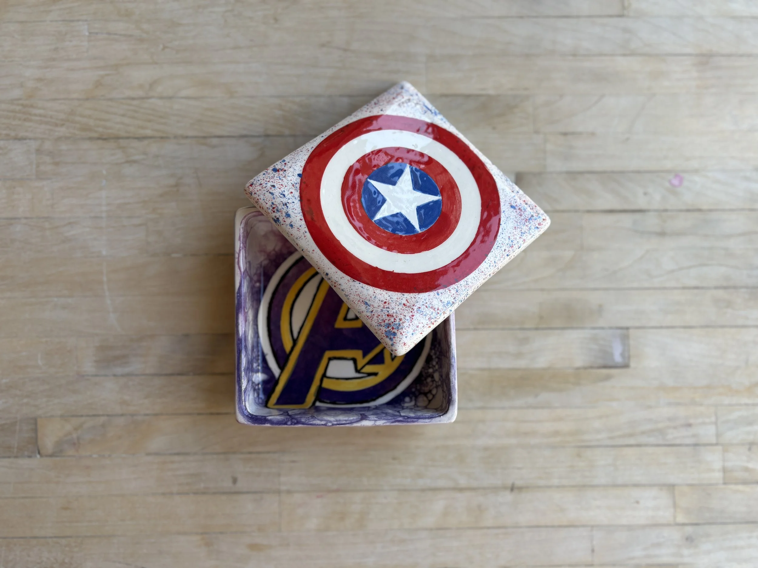 Super Hero Kids Pottery Class