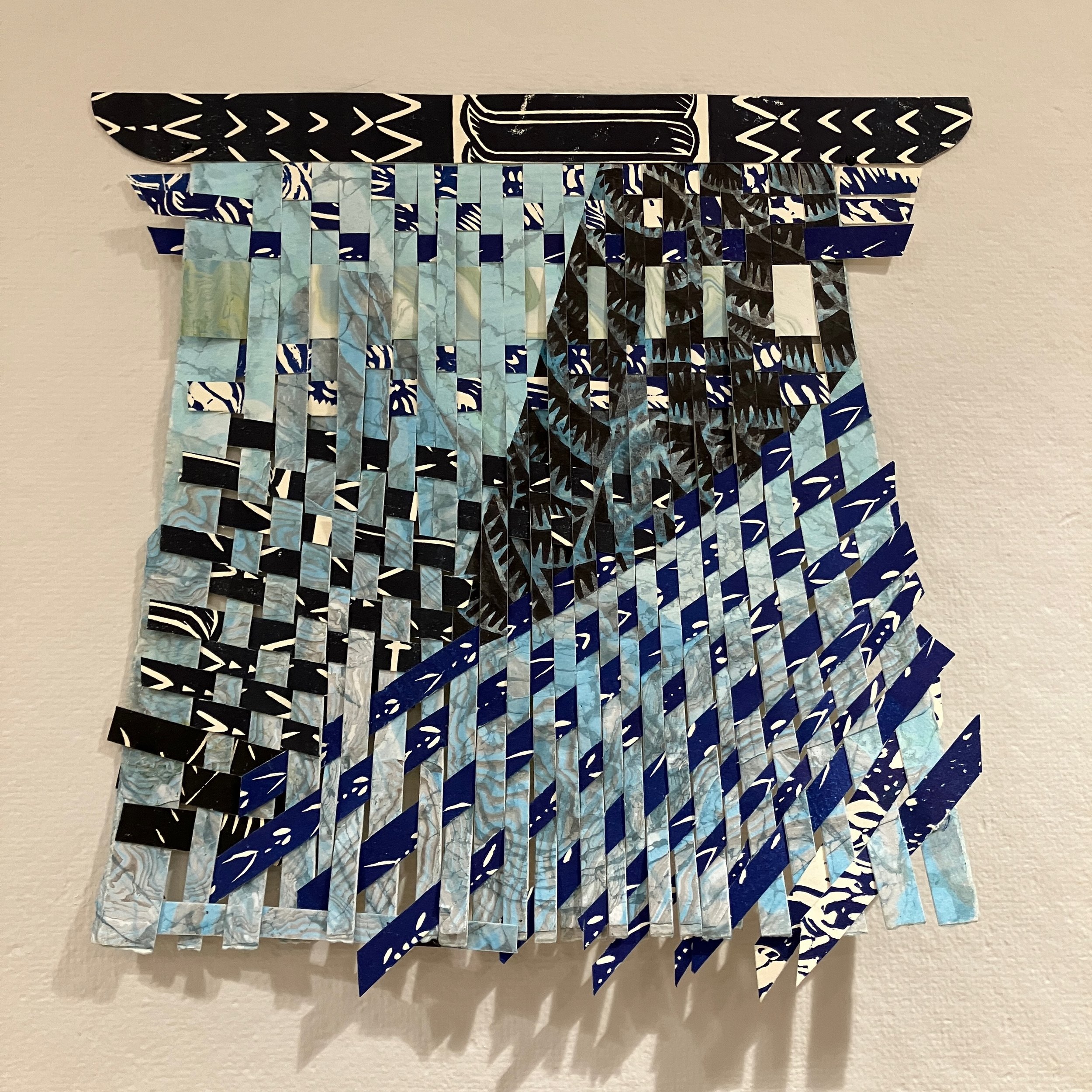 weaving in progress