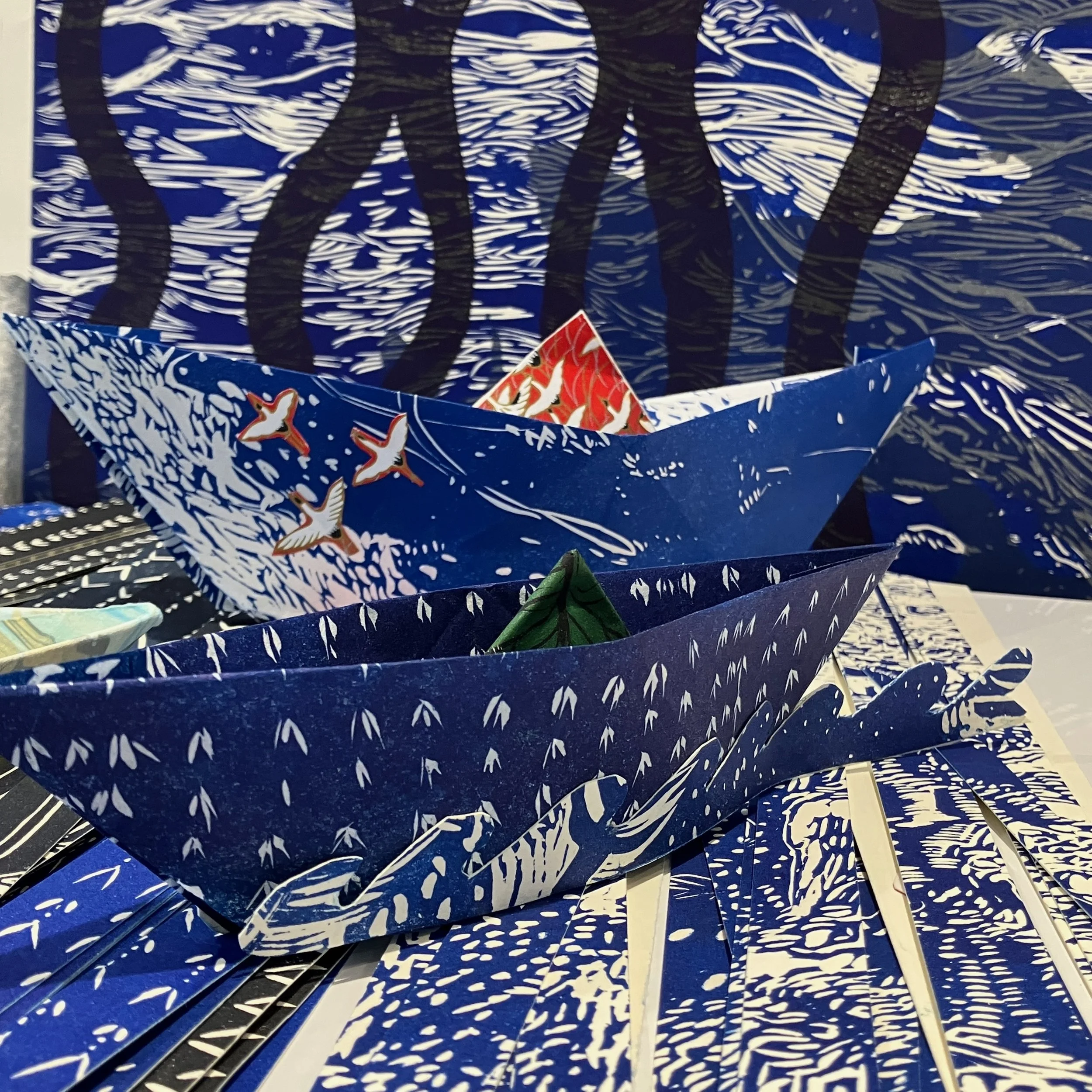 Paper boats