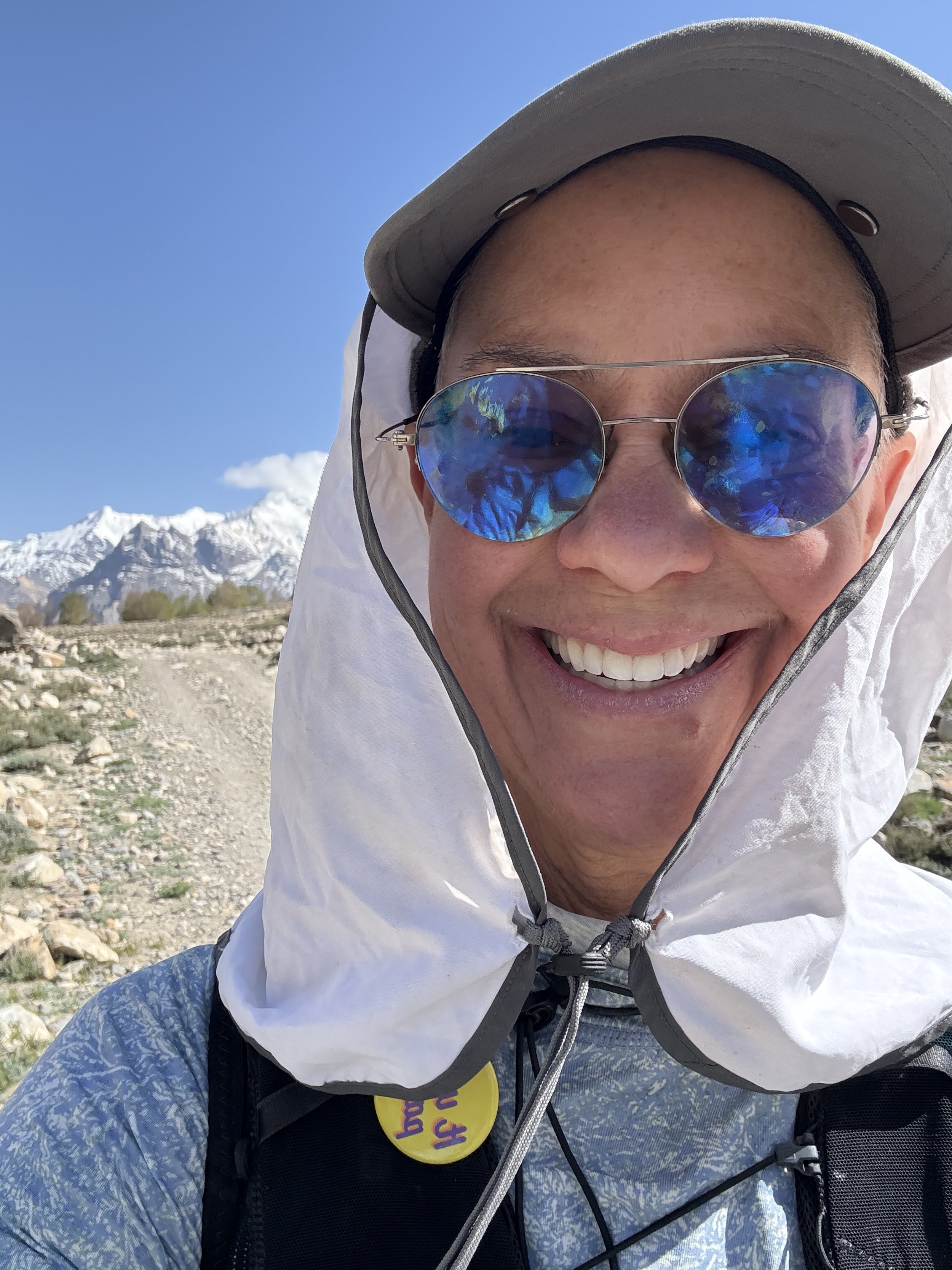 Totally in my element, running all day through the magnificent landscape of Tajikistan. 