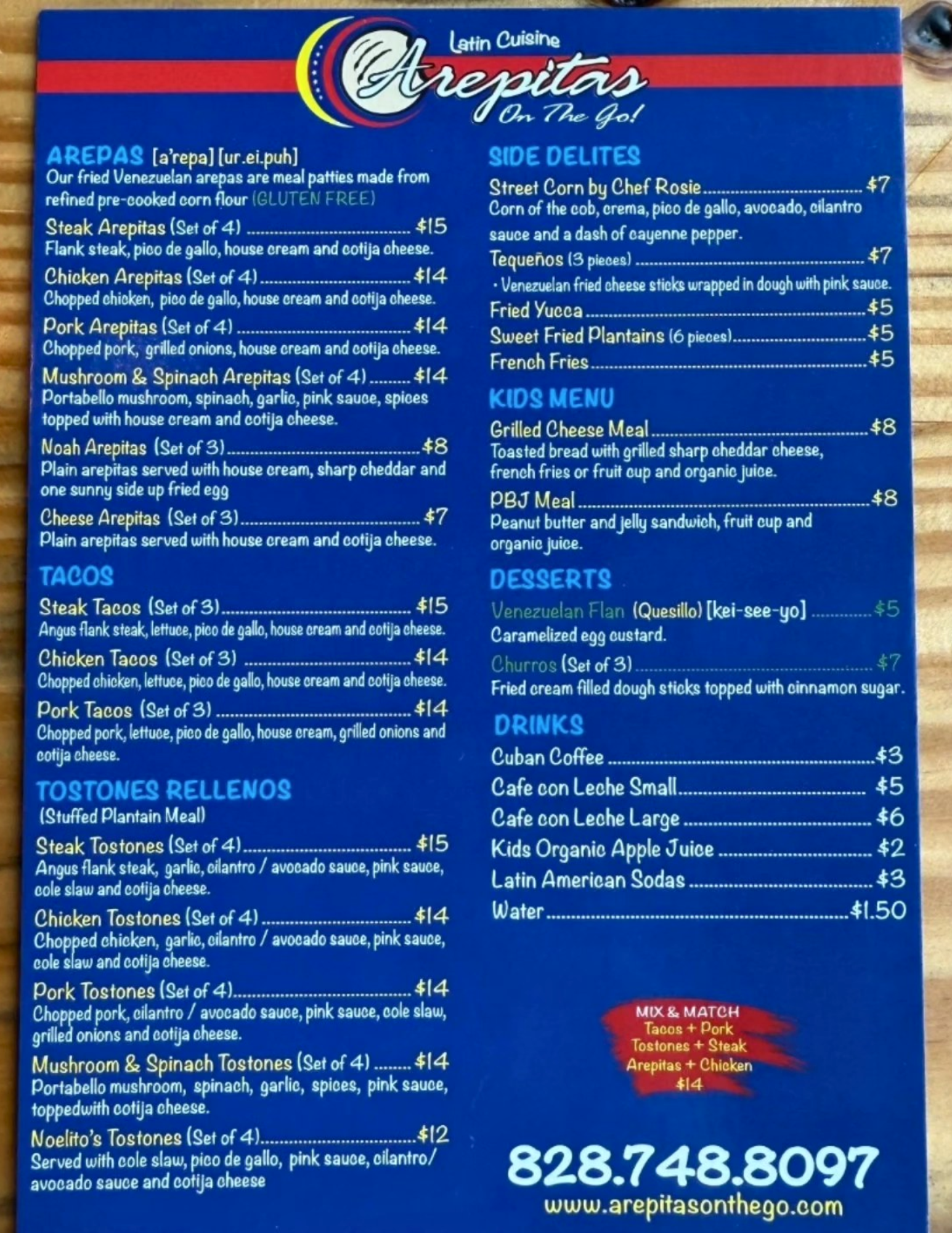 MENU — Wolfman Woods Disc Golf Course