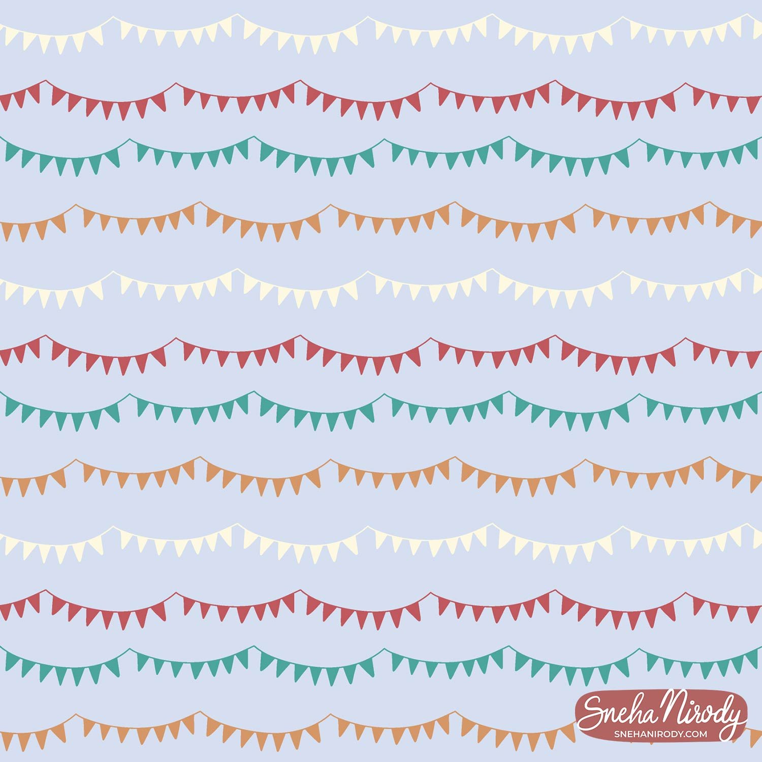 FUNFAIR pattern collection - Bunting