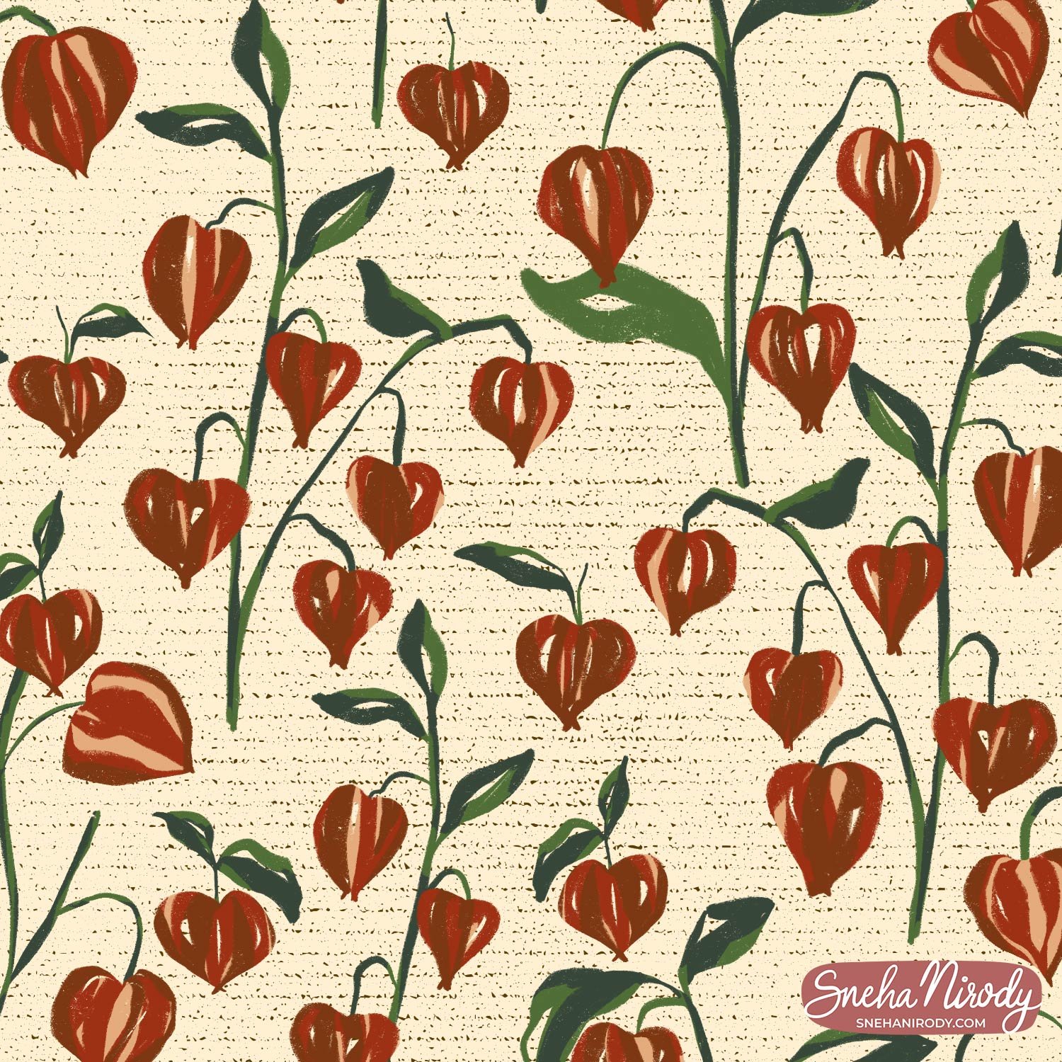 Fall Foliage Pattern Collection Floral