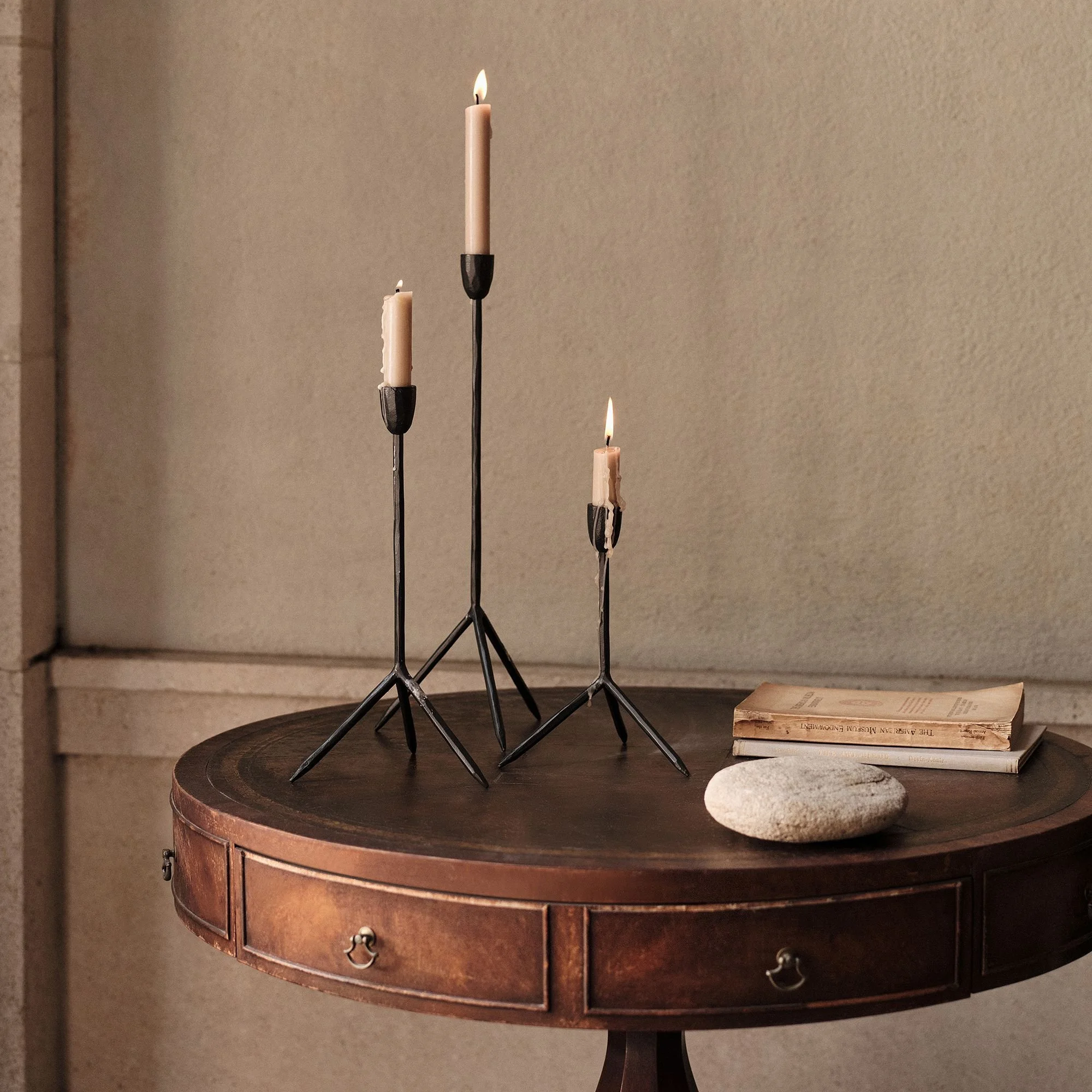 Iron Candle Holder